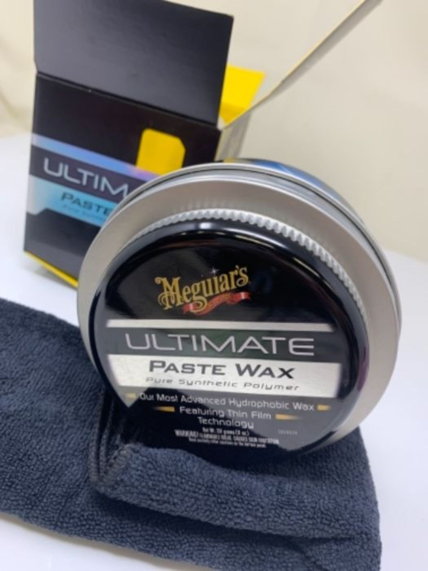 Meguiar's G18211 Ultimate Paste Car Wax 311g Pure Synthetic Polymer Car Wax - Image 3 of 3