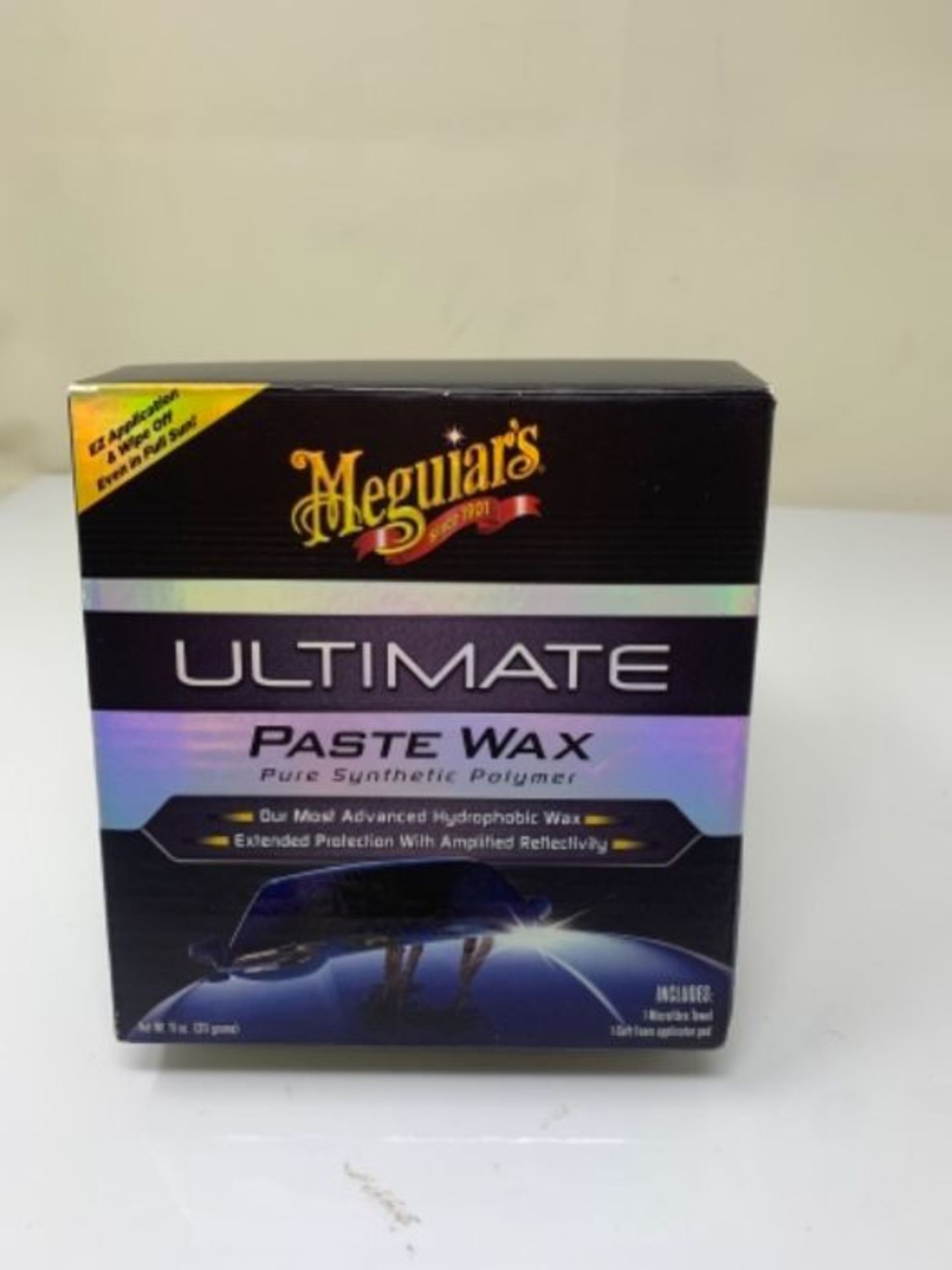 Meguiar's G18211 Ultimate Paste Car Wax 311g Pure Synthetic Polymer Car Wax - Image 2 of 3