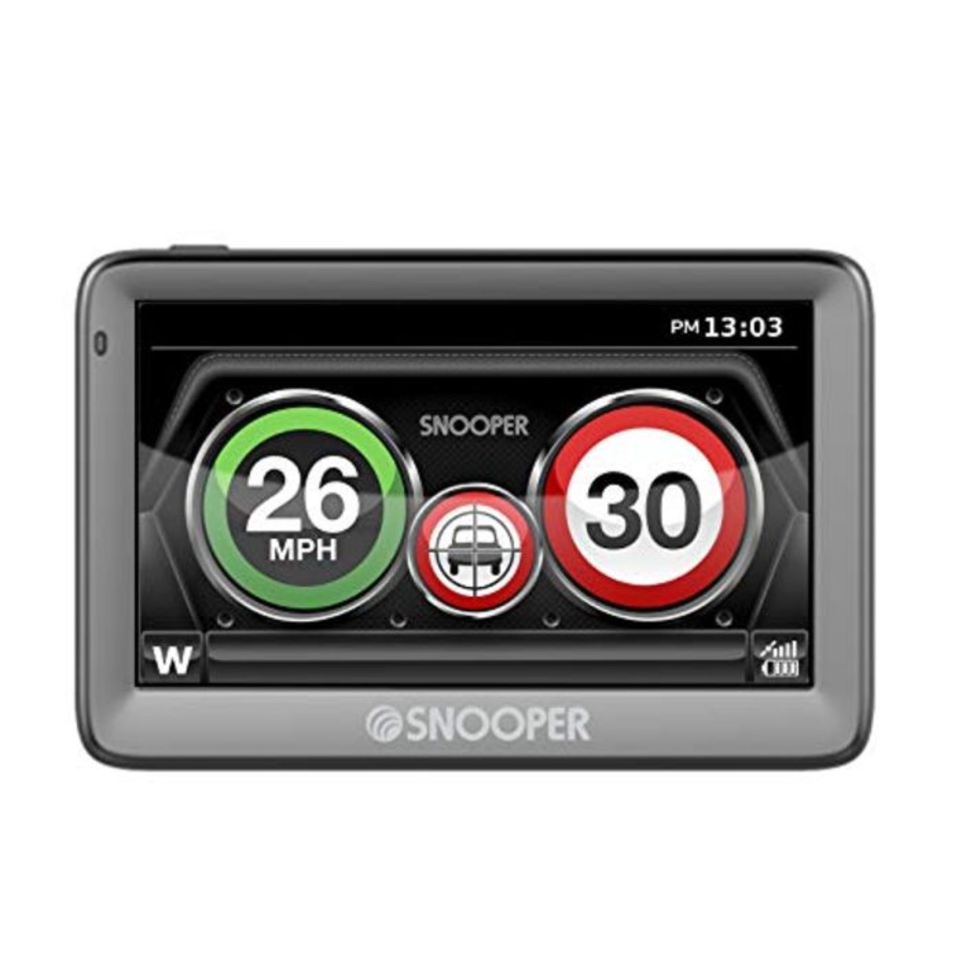 RRP £127.00 Snooper MY-SPEED XL-G2 5" EU Speed Camera Detector and Speed Limit Information System