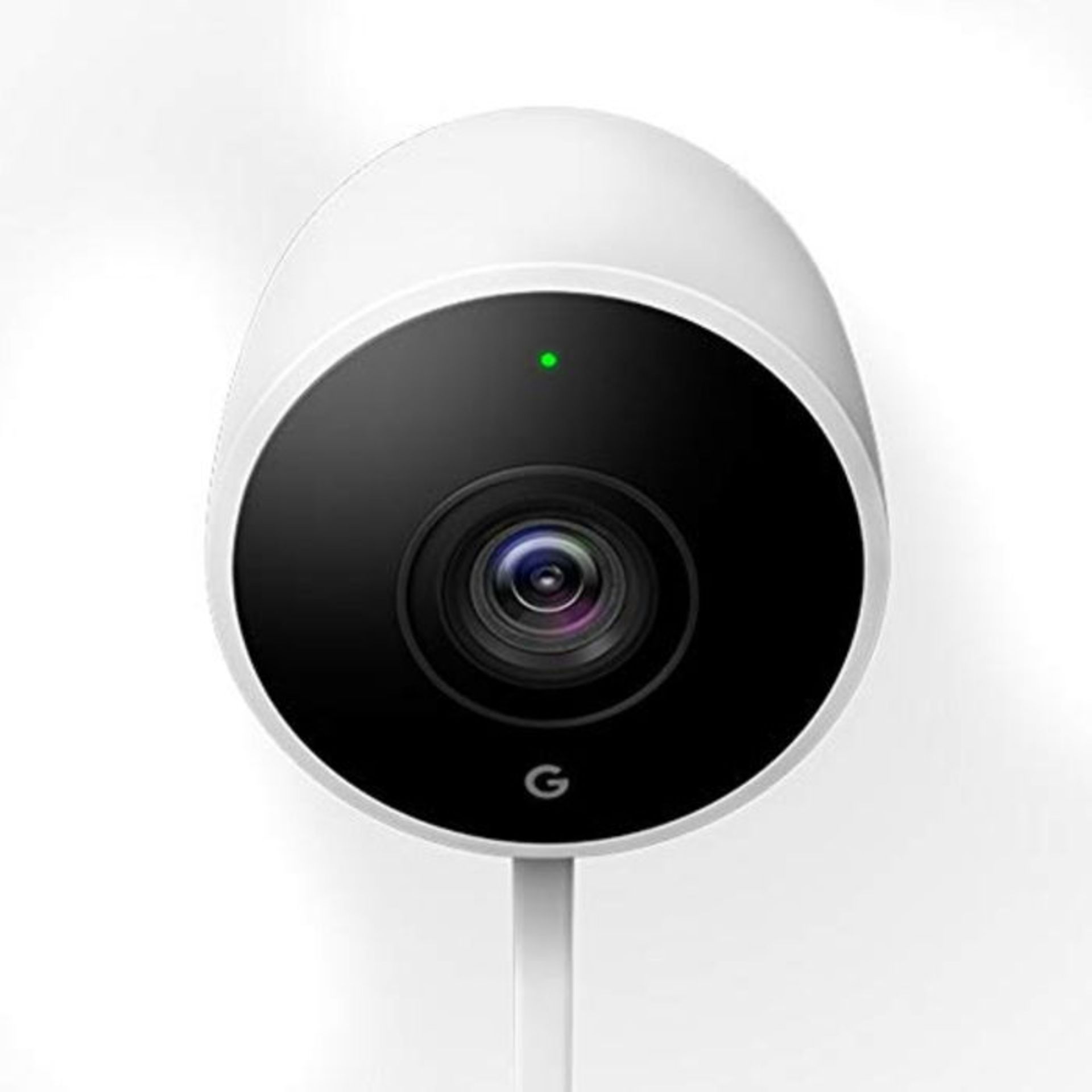 RRP £143.00 Google Nest Security Camera Outdoor - Night Vision, 1080p HD Video, 24/7 Live Video, W