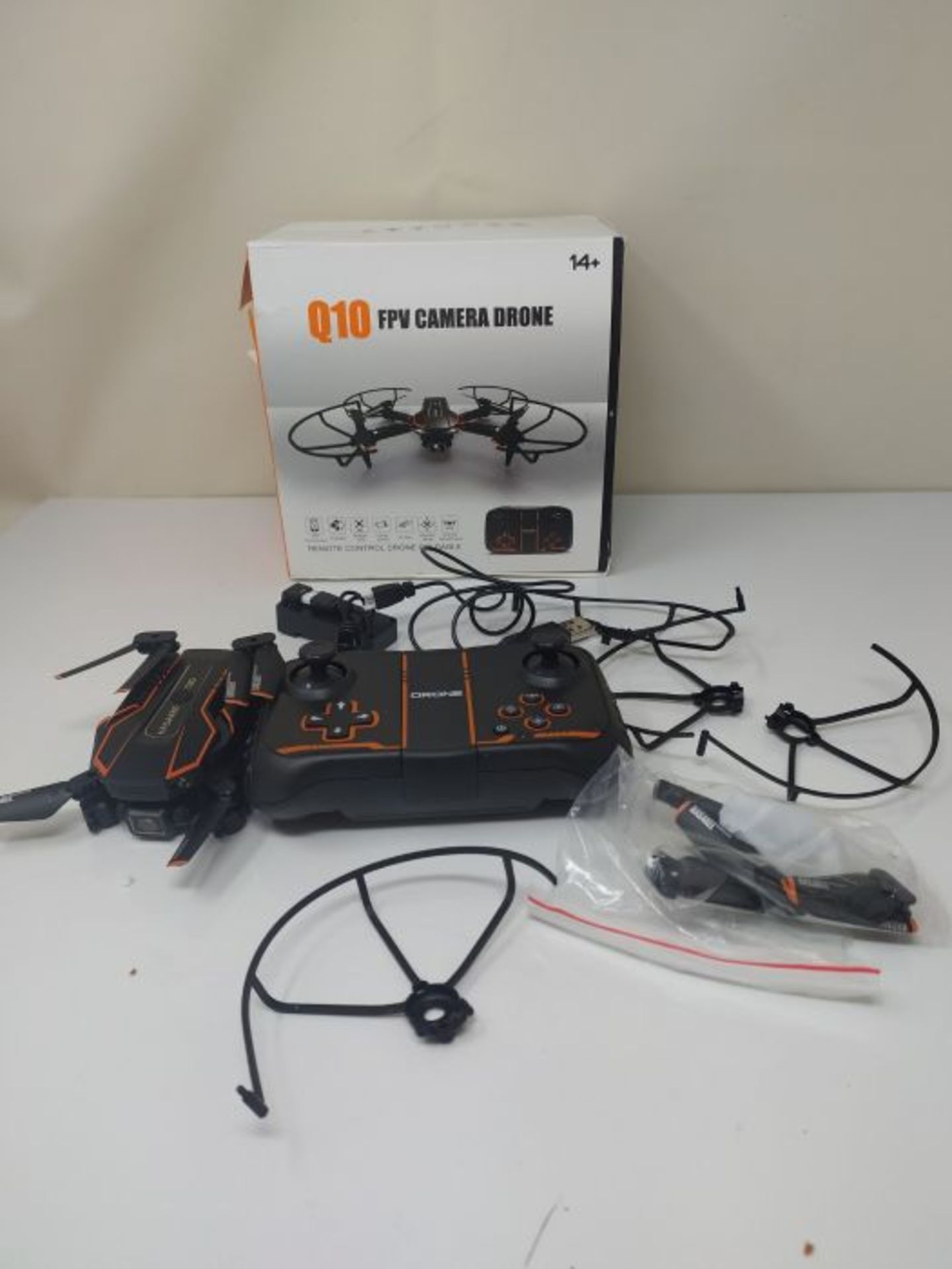 Q10 Mini Drone for Kids with Camera 720P HD FPV, Foldable Quarcopter with Gravity Sens - Image 2 of 2