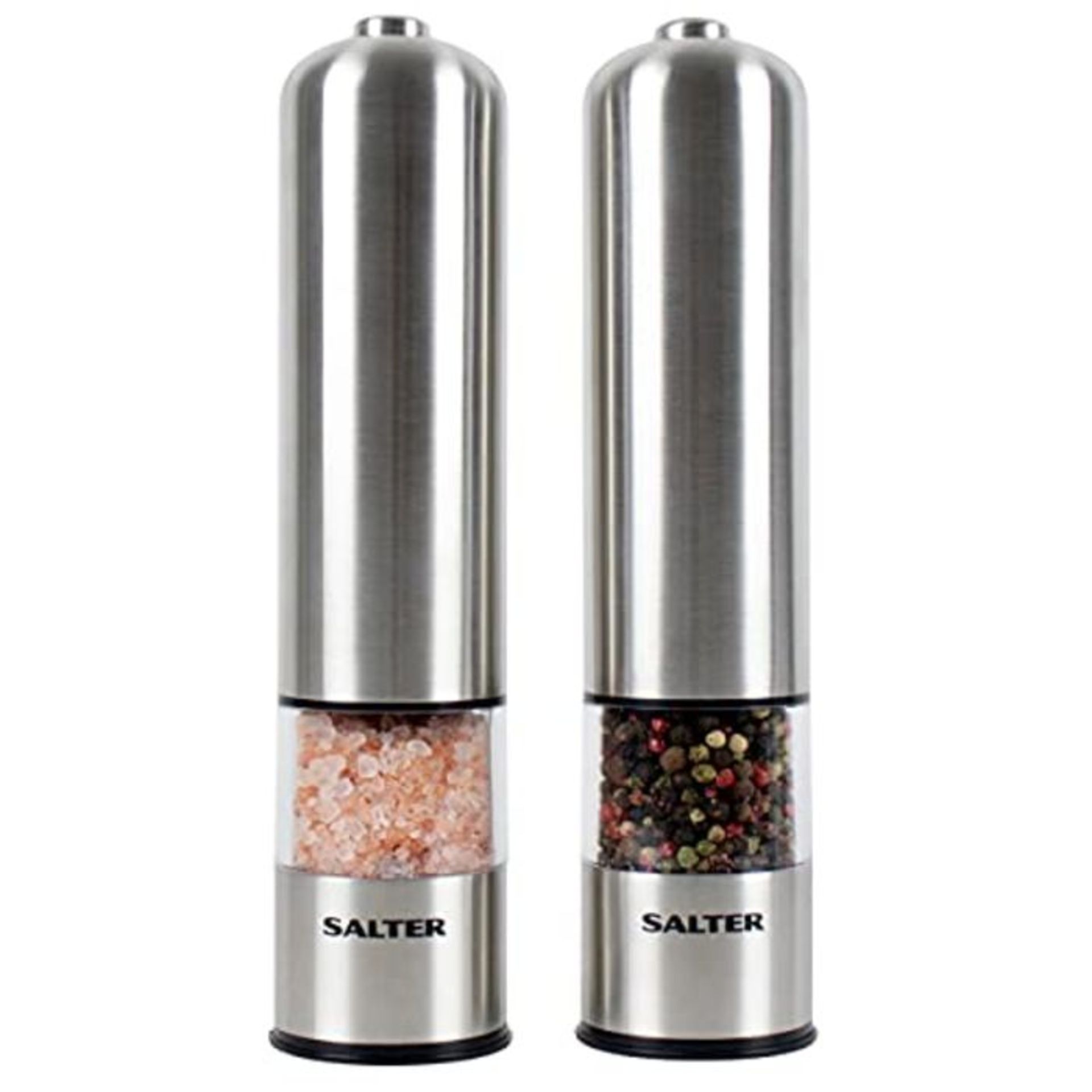 [INCOMPLETE] Salter 7722 SSTUR Electric Mill Grinder Set  Brushed Stainless Steel F