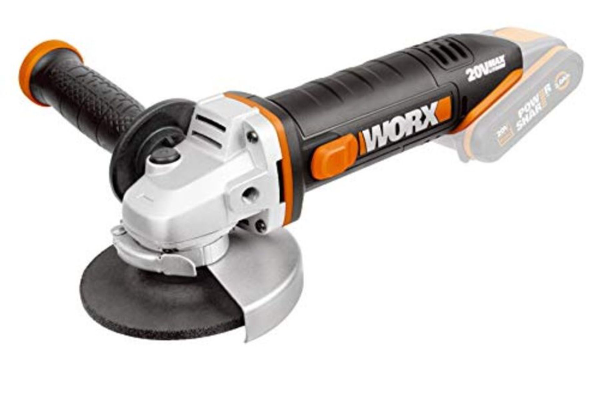 RRP £73.00 WORX WX800.9 18V (20V Max) Cordless 115mm Angle Grinder - Body Only