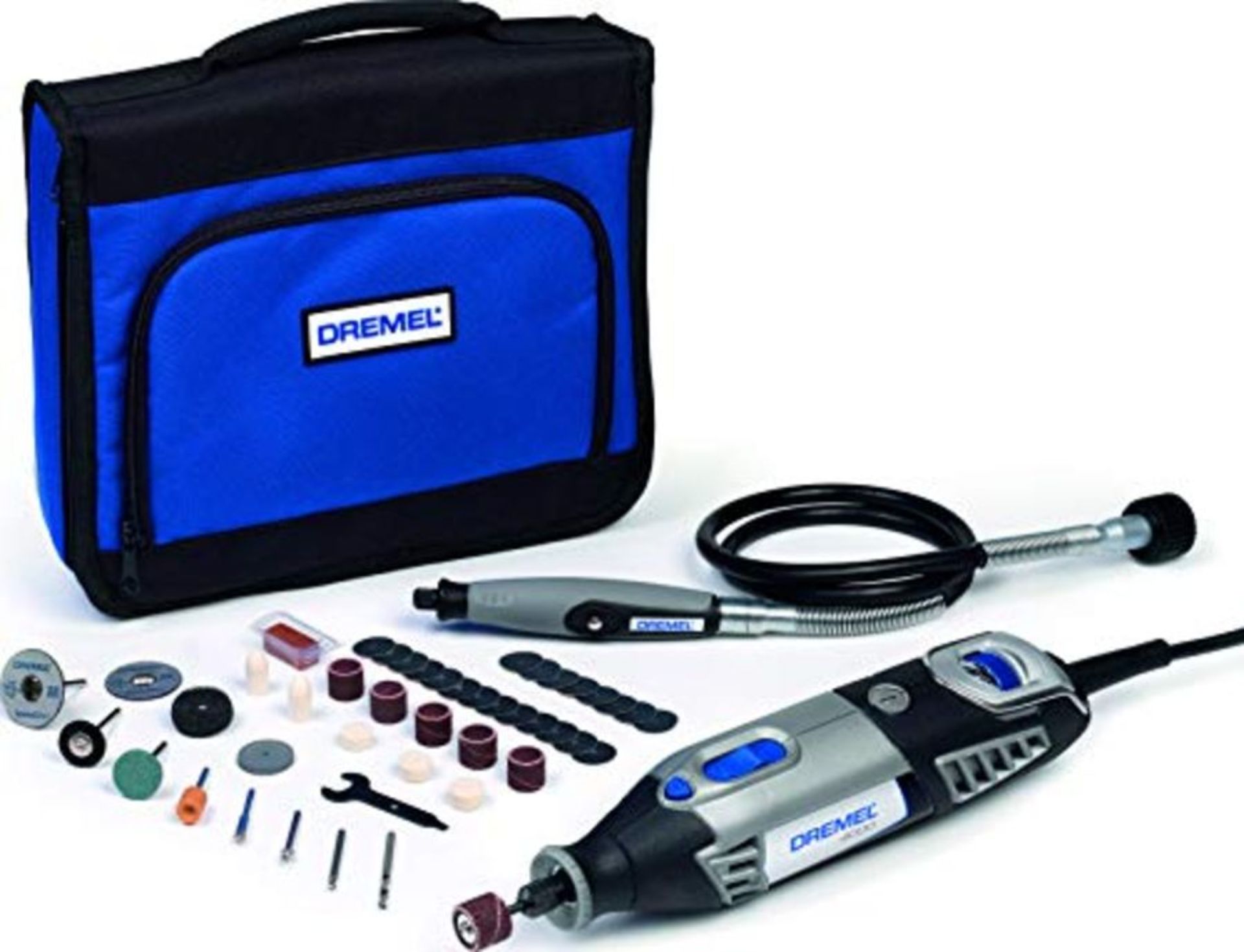 RRP £80.00 Dremel 4000 Rotary Tool 175 W, Rotary Multi Tool Kit with 1 Attachment 45 Accessories