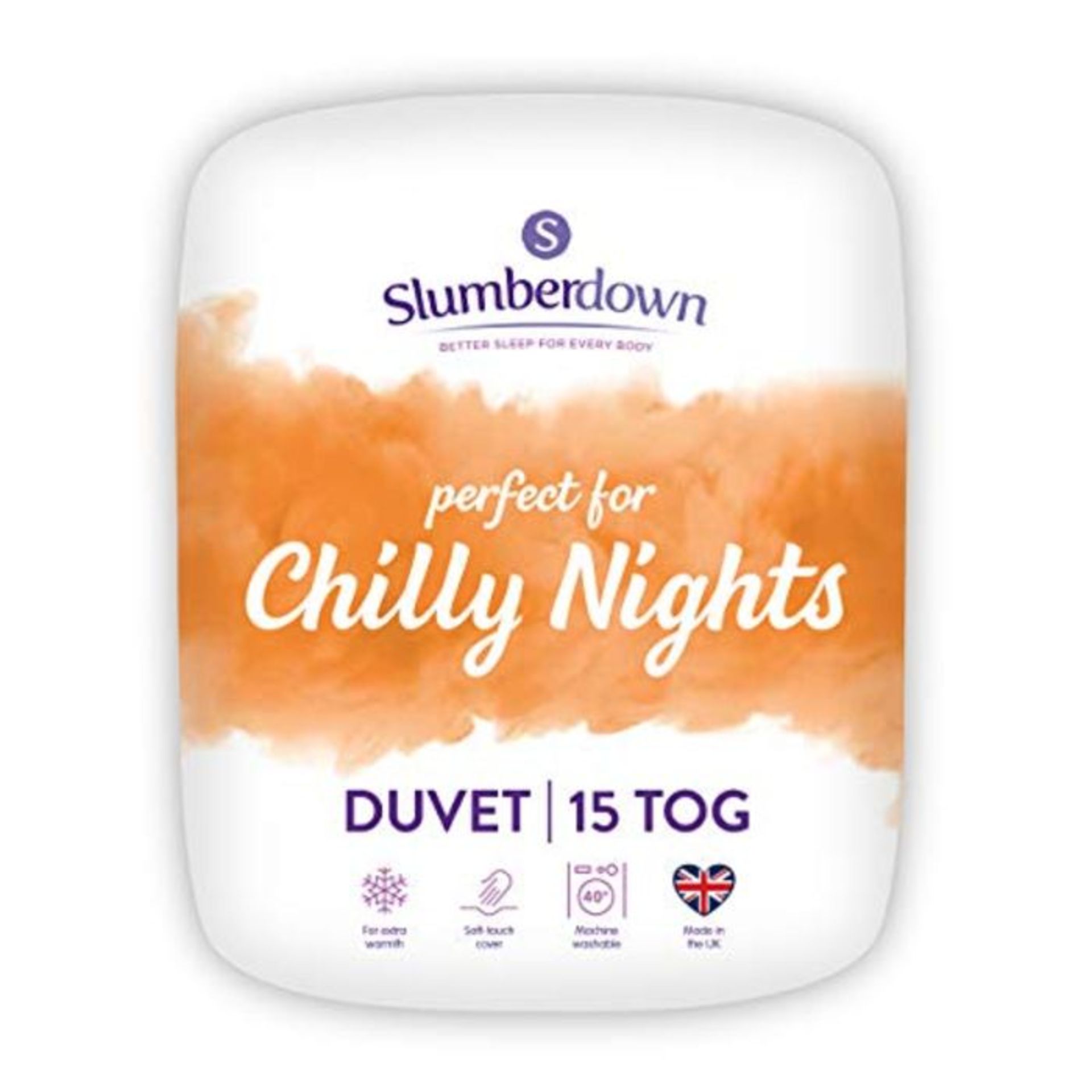 [CRACKED] Slumberdown Chilly Nights Single Duvet 15 Tog Winter Duvet Single Bed