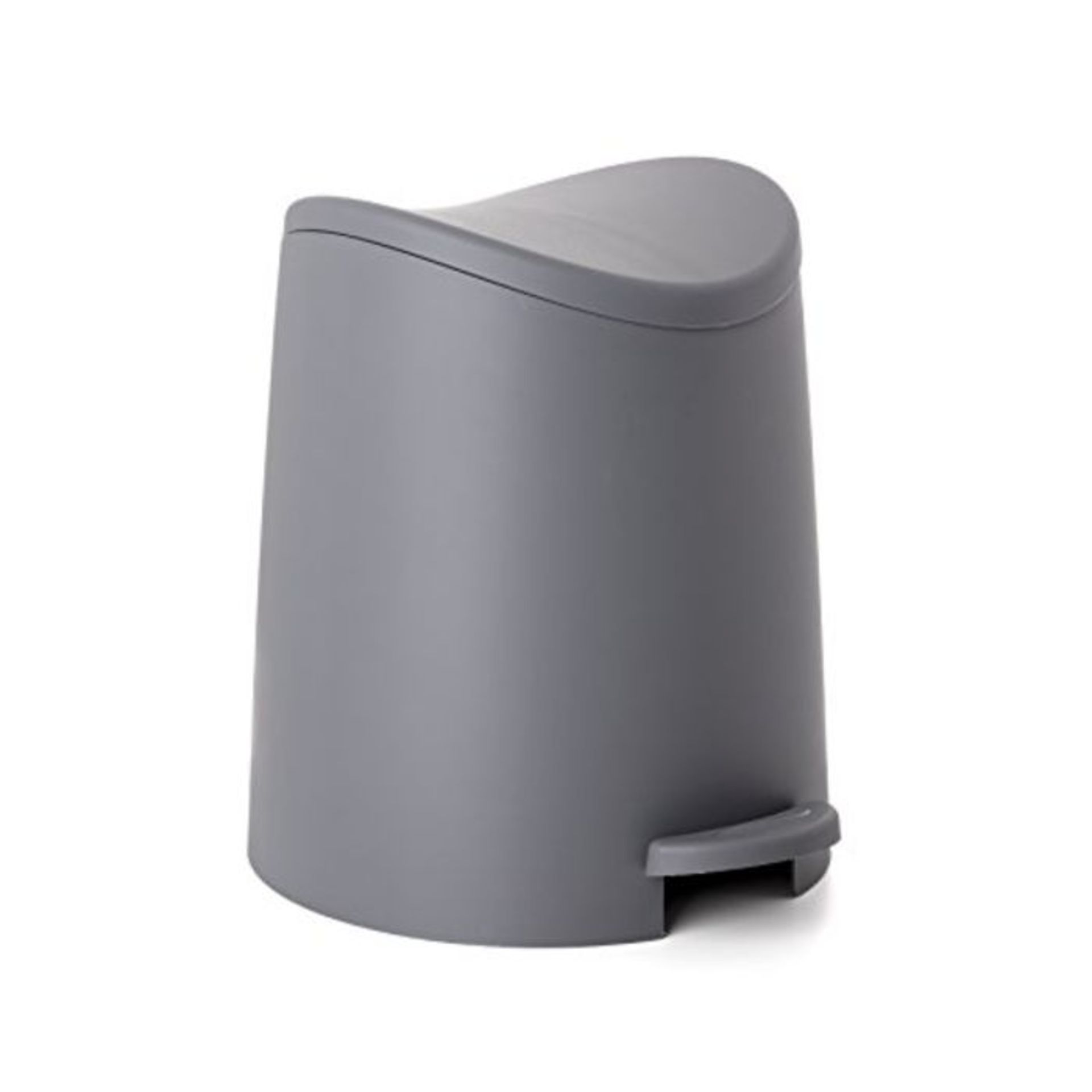 Tatay Standard Bathroom Pedal Bin, 3L, Grey, One Size