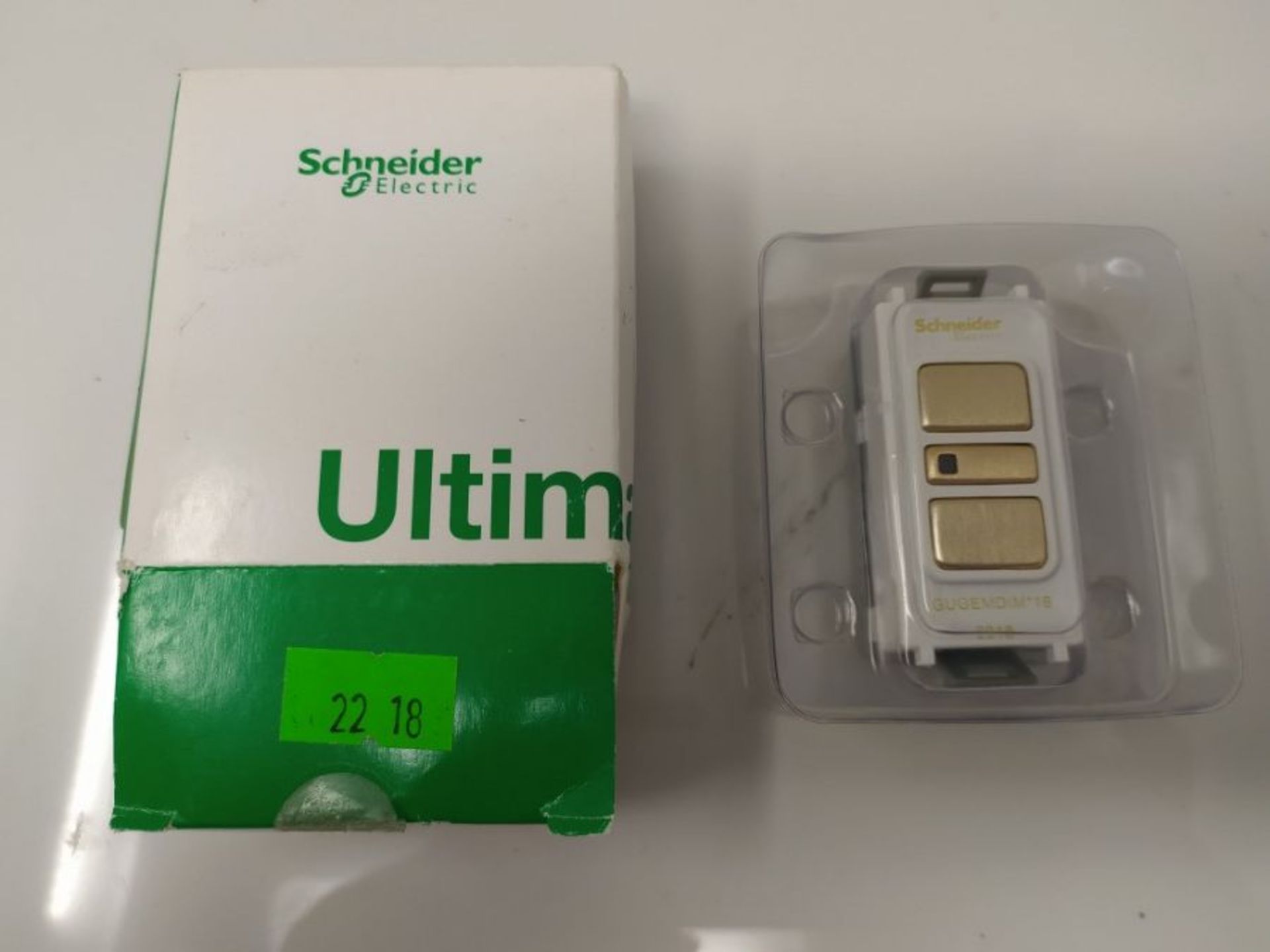 Schneider Electric Ultimate Grid - Retractive 2 Way Touch Dimmer Light Switch, 300VA, - Image 2 of 4
