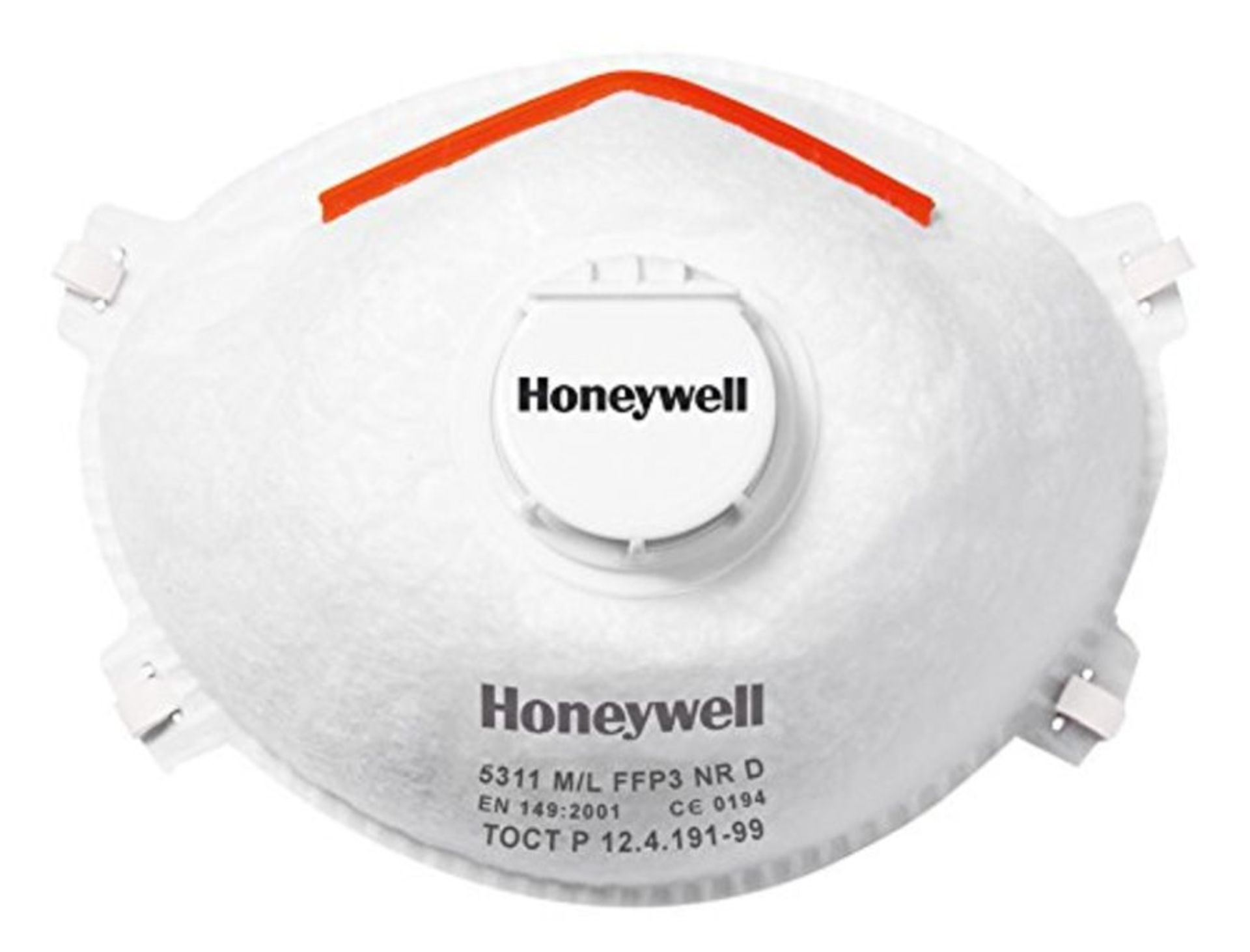 Honeywell 1015635 Comfort 5311 Single-Use Moulded Mask with Valve FFP3V NR D - Size M/