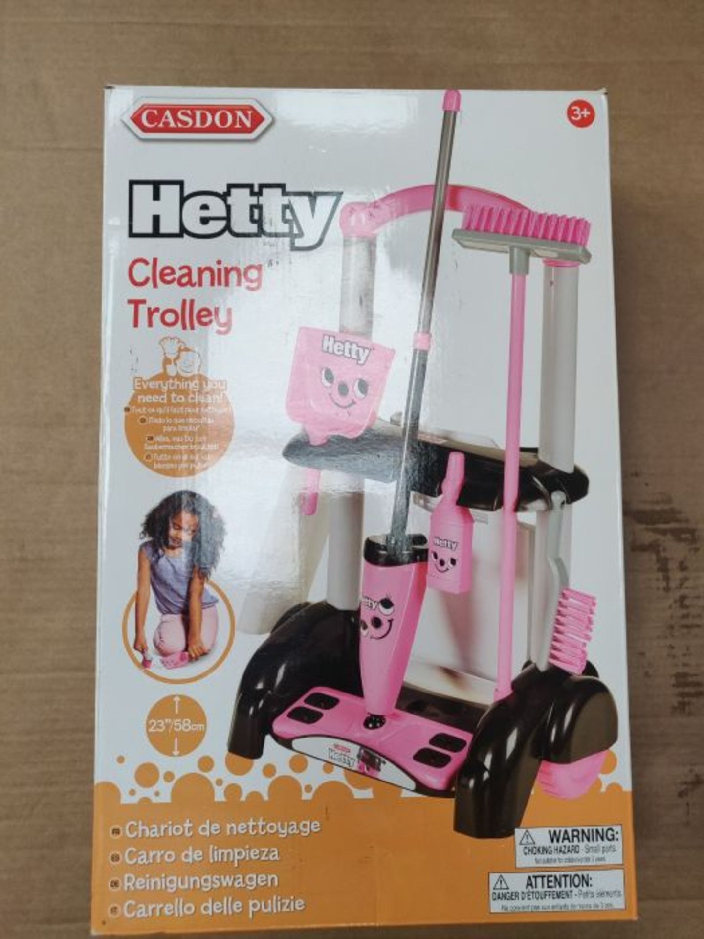 Casdon Hetty Cleaning Trolley,pink - Image 2 of 3