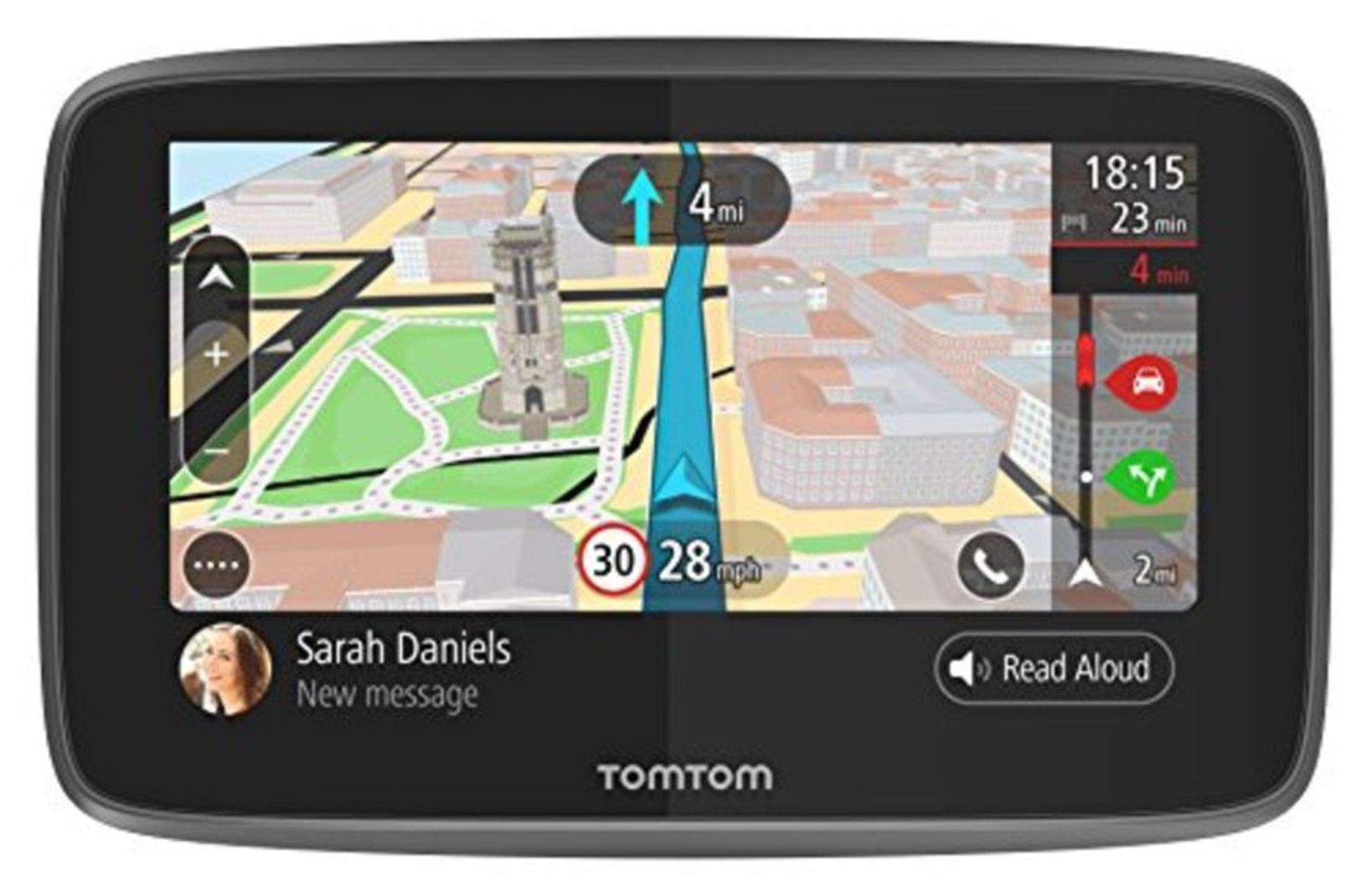 RRP £129.00 TomTom Car Sat Nav GO 620, 6 Inch with Handsfree Calling, Siri, Google Now, Updates vi