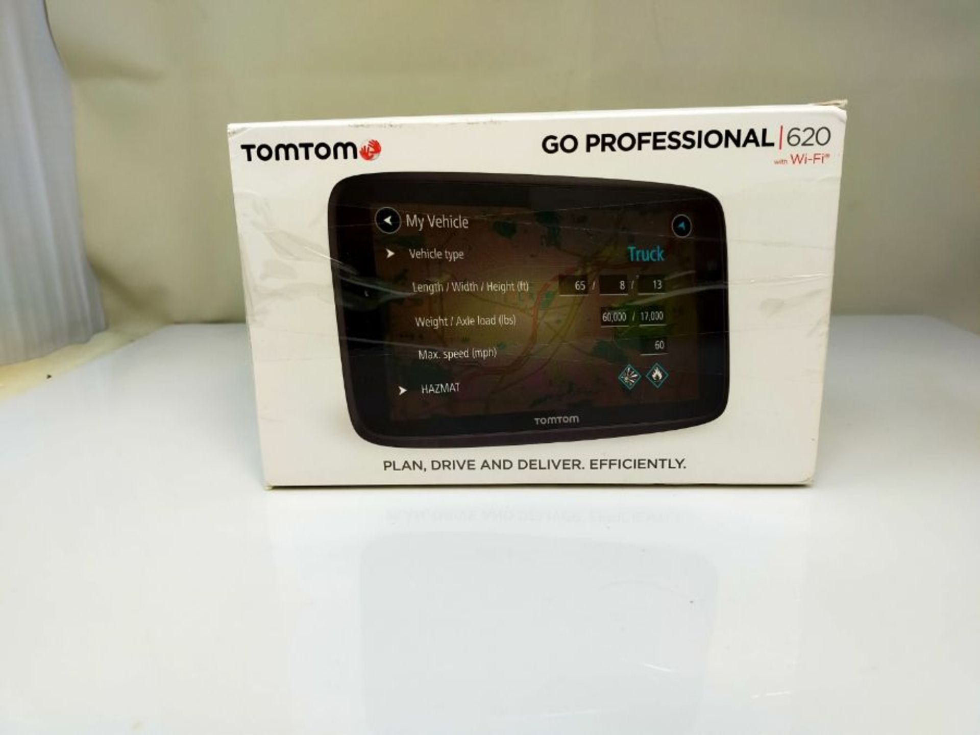 RRP £299.00 TomTom Truck Sat Nav GO Professional 620 with European Maps and Traffic Services (via - Image 2 of 3