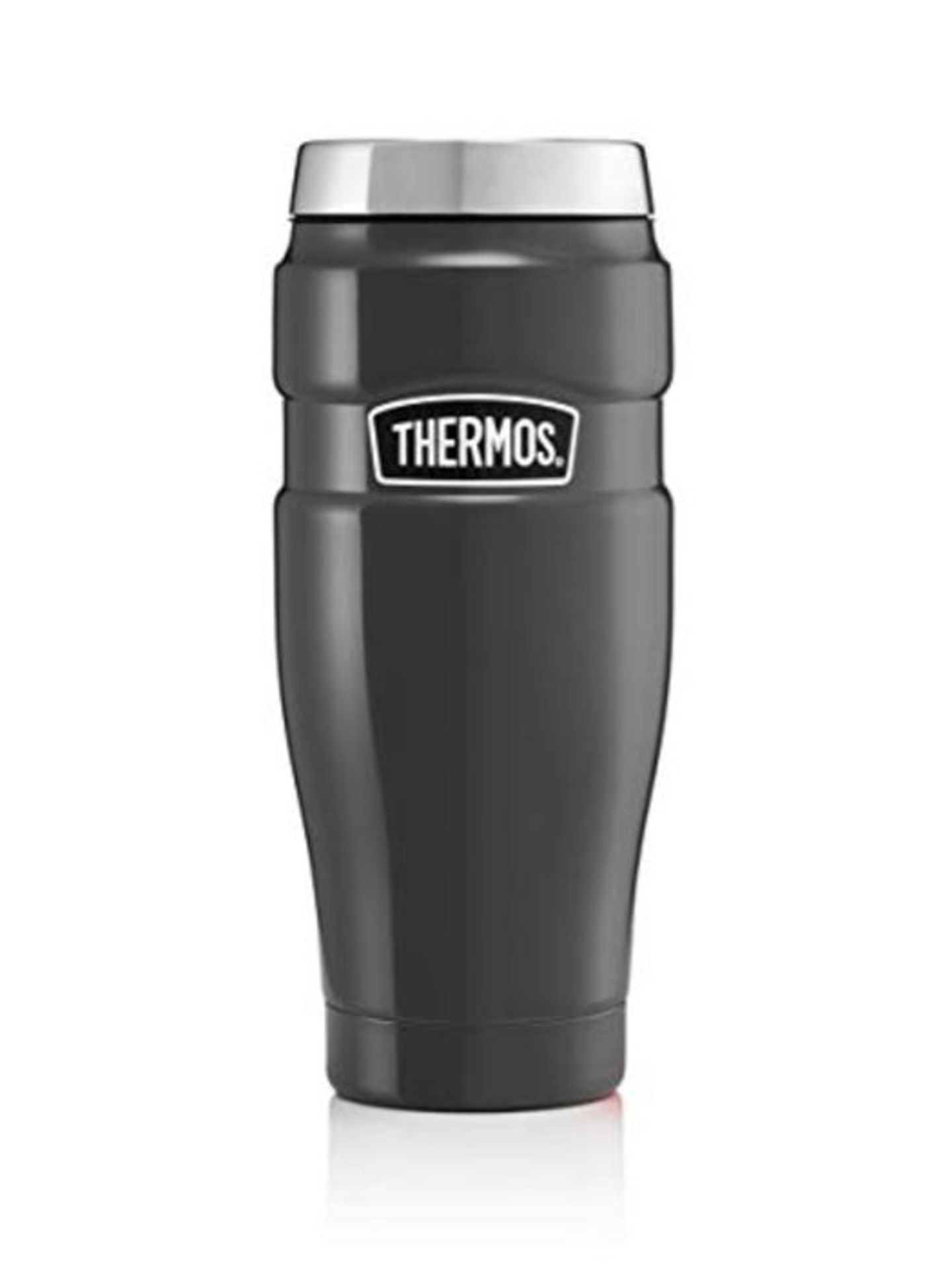 Thermos 105069 Stainless King Travel Tumbler, Gun Metal, 470ml 8.3 x 8.3 x 20 cm