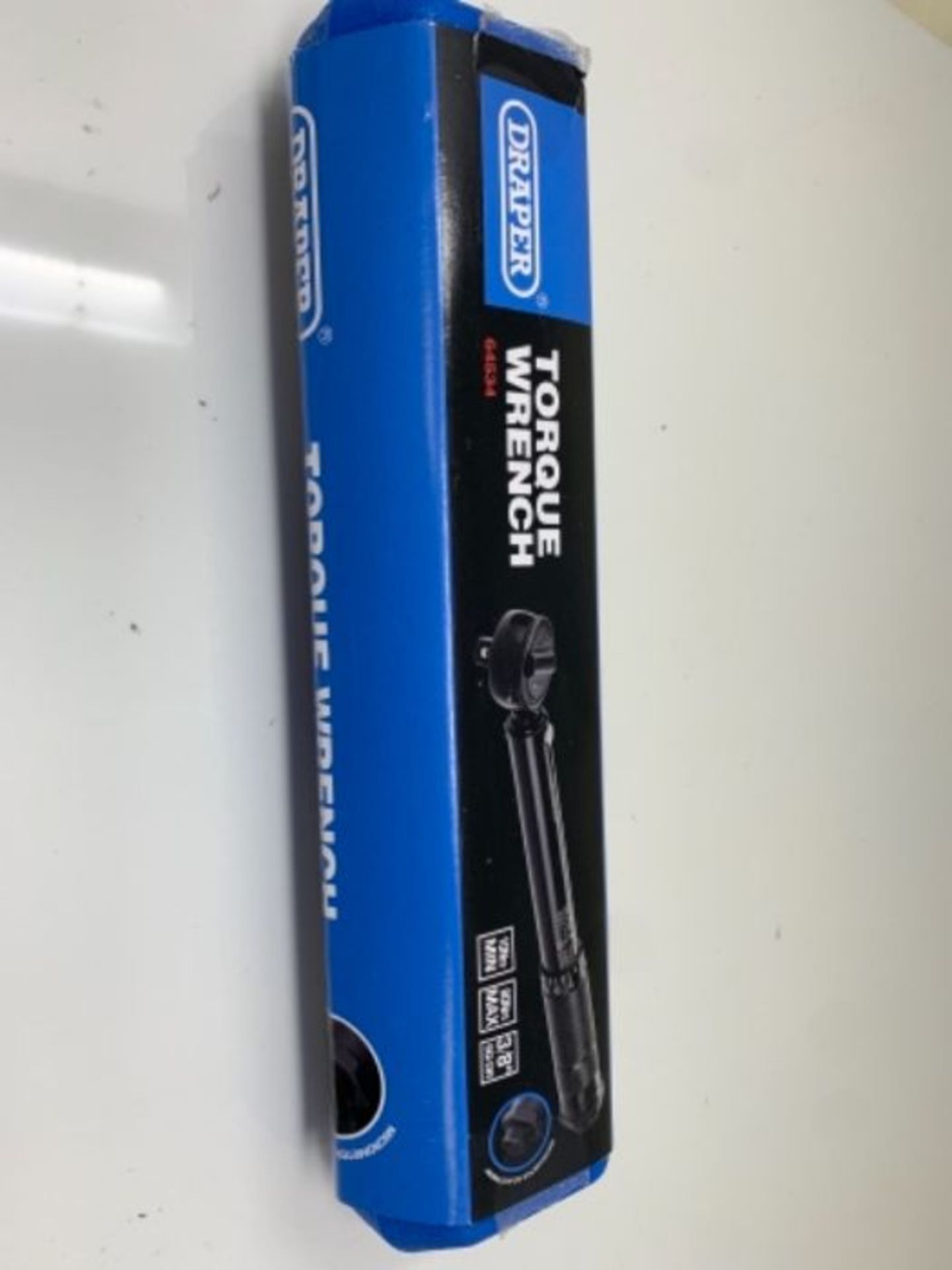 Draper 64534 Square Drive Ratchet Torque Wrench 3/8 Inch - Image 2 of 3
