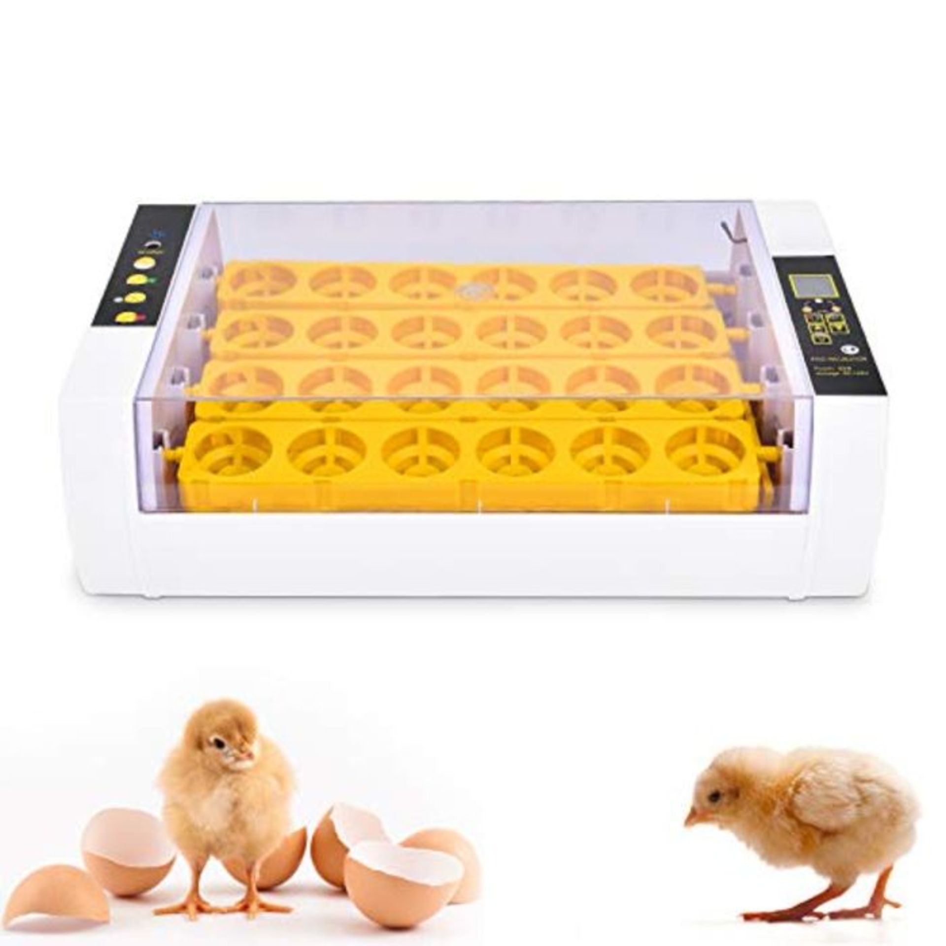 RRP £51.00 ADFEN Egg Incubator 24 Eggs Digital Incubators Fully Automatic Poultry Hatcher Machine