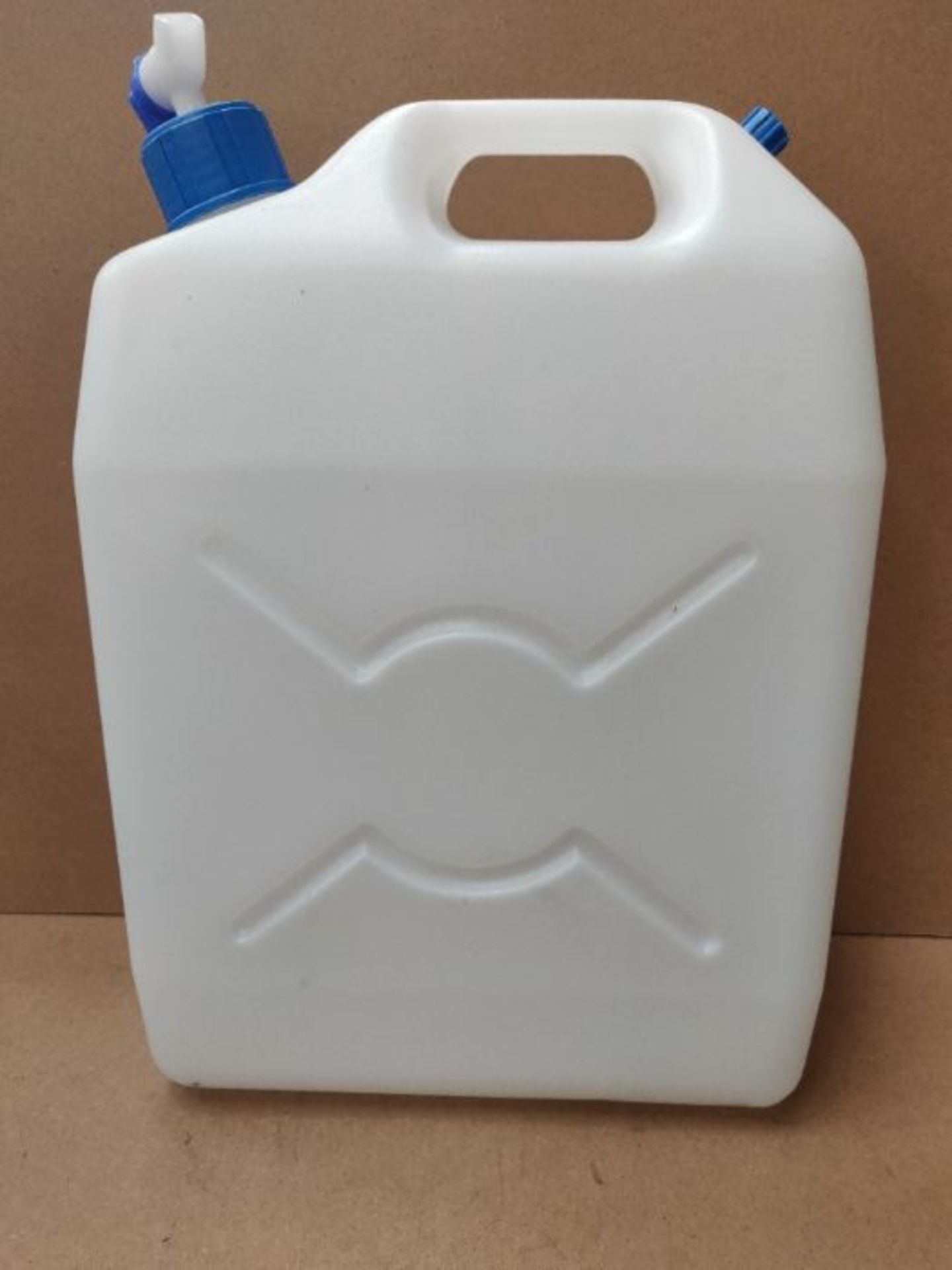 Inpress Plastics 1418C Water Container with Cap and Tap, Transparent, 25 Litre - Image 2 of 2