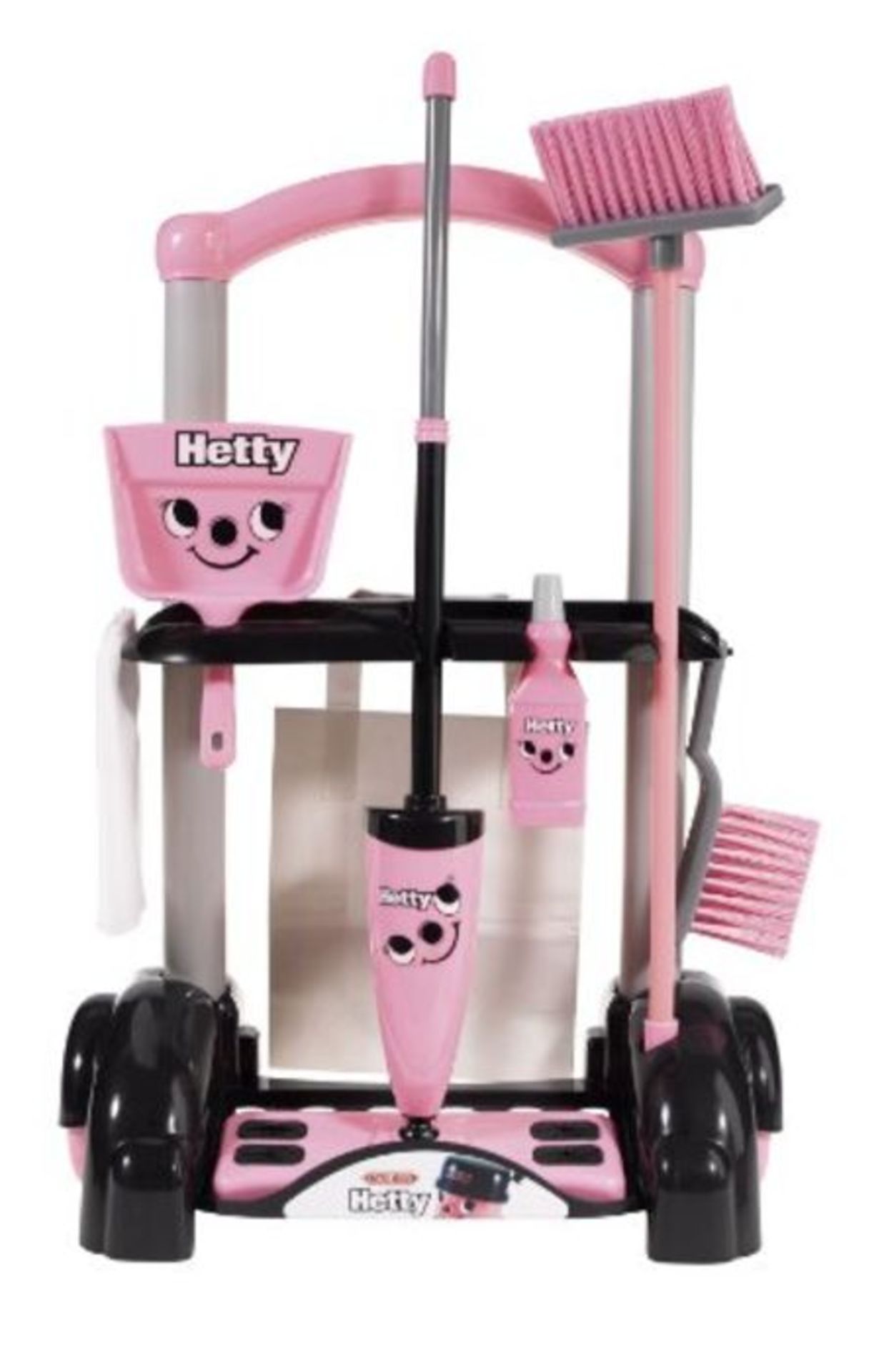 Casdon Hetty Cleaning Trolley,pink