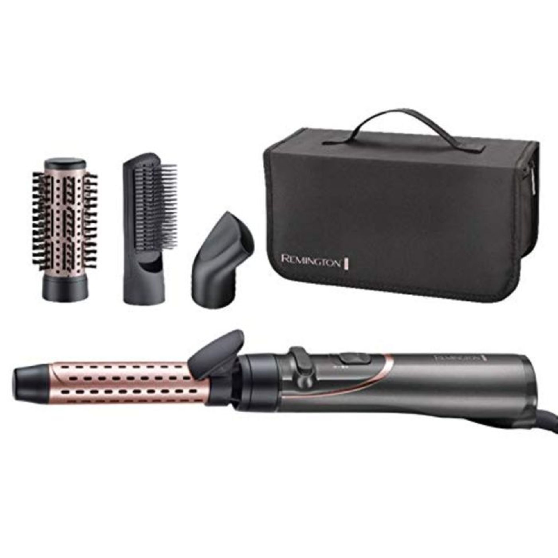 RRP £52.00 Remington Curl and Straight Confidence Rotating Hot Air Styler - Versatile Curling Iro