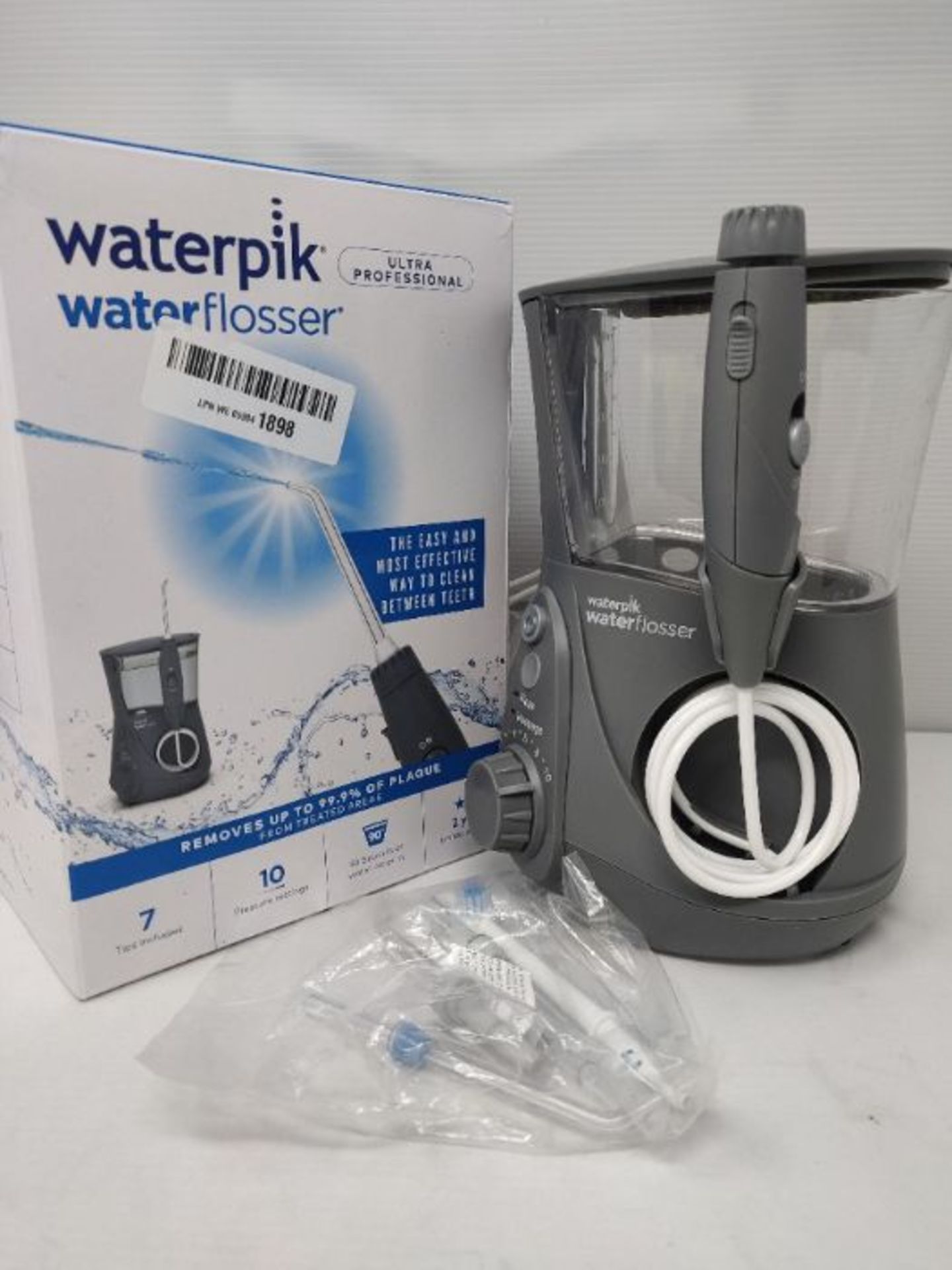 RRP £66.00 Waterpik Ultra Professional Water Flosser with 7 Tips and Advanced Pressure Control Sy - Image 2 of 2