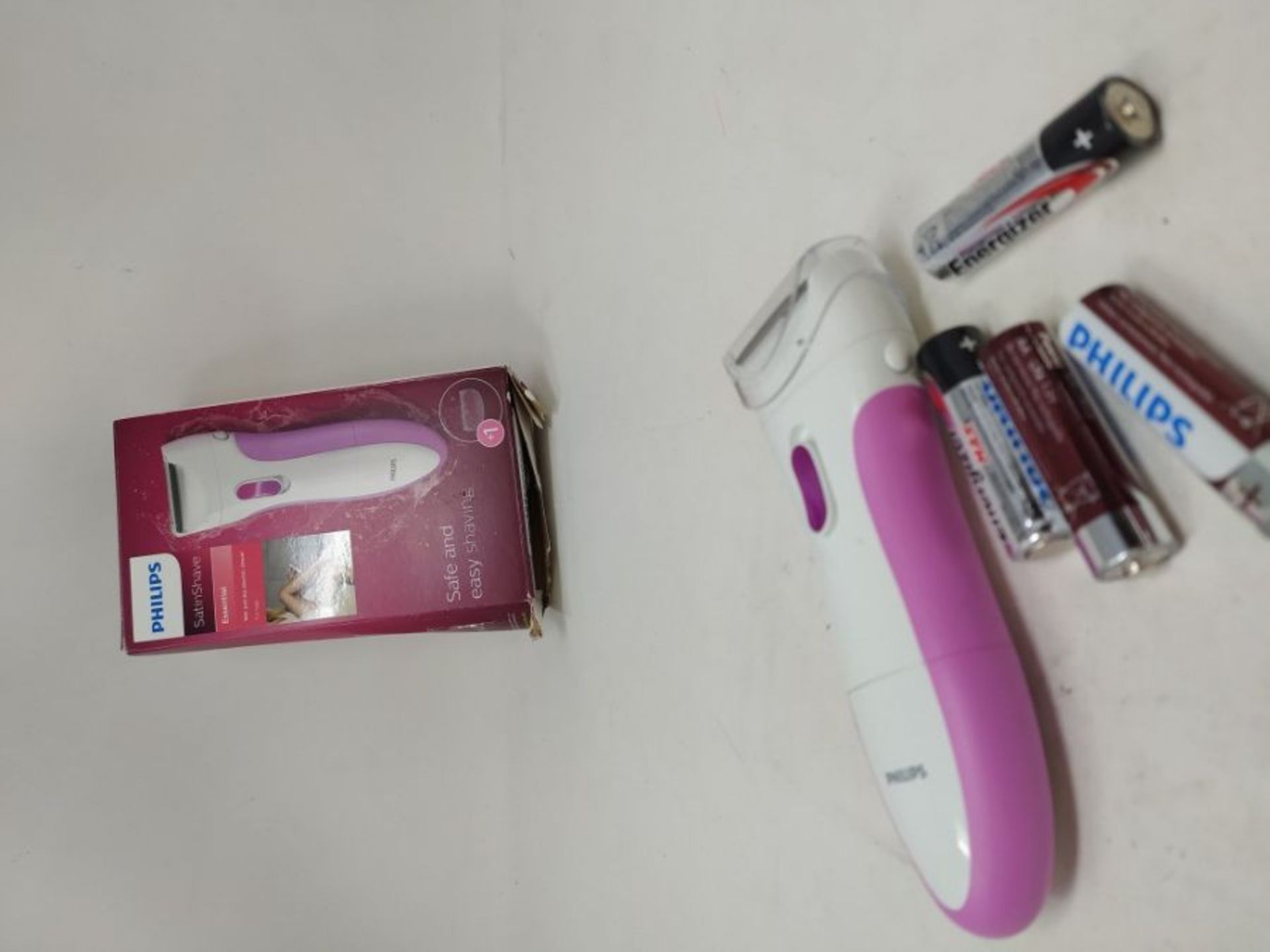Philips HP6341 Battery Ladyshave Wet and Dry Single Foil Pink - Image 2 of 2
