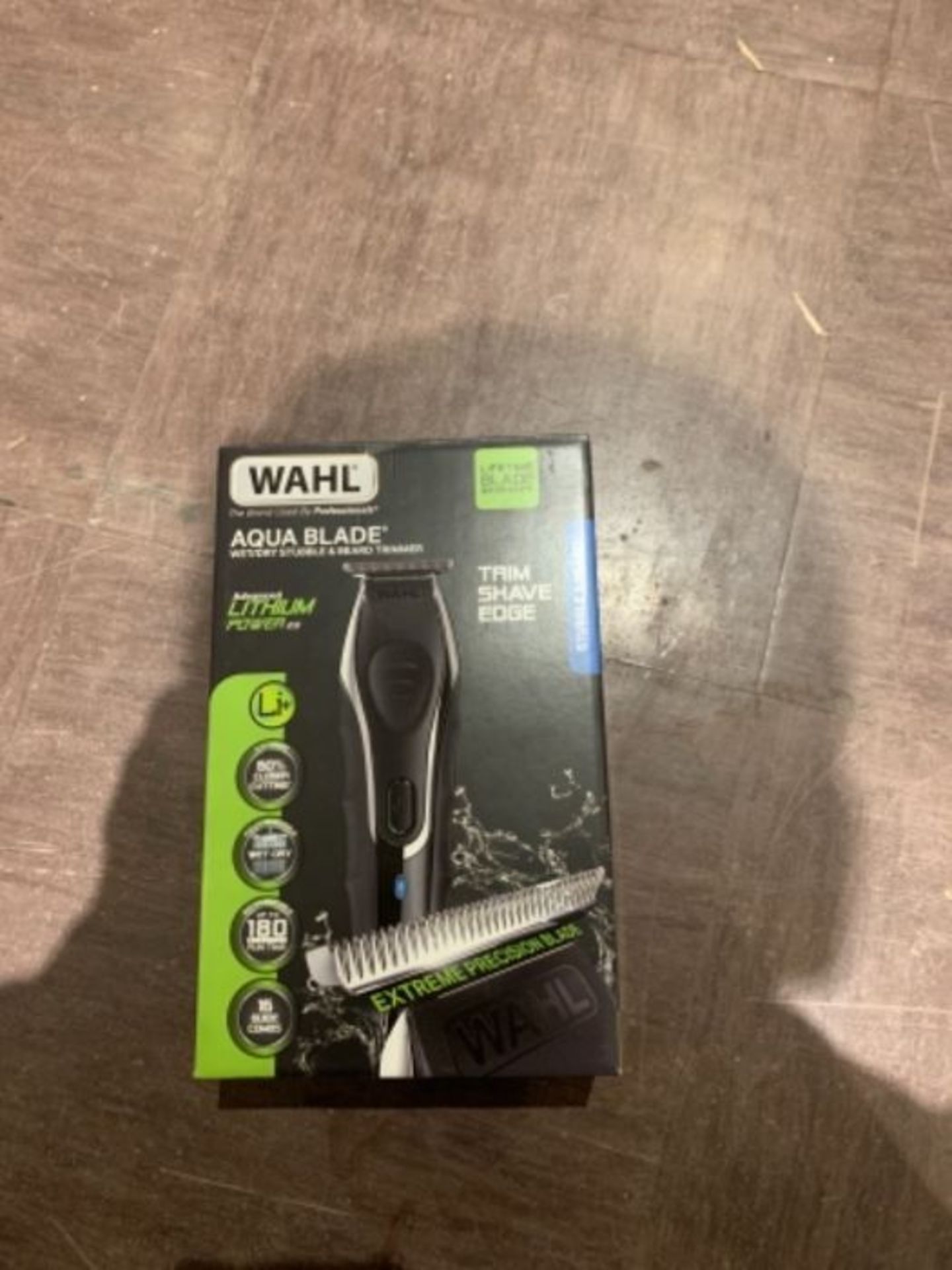 RRP £65.00 WAHL Beard Trimmer Men, Aqua Blade Hair Trimmers for Men, Stubble Trimmer, Male Groomi - Image 2 of 3