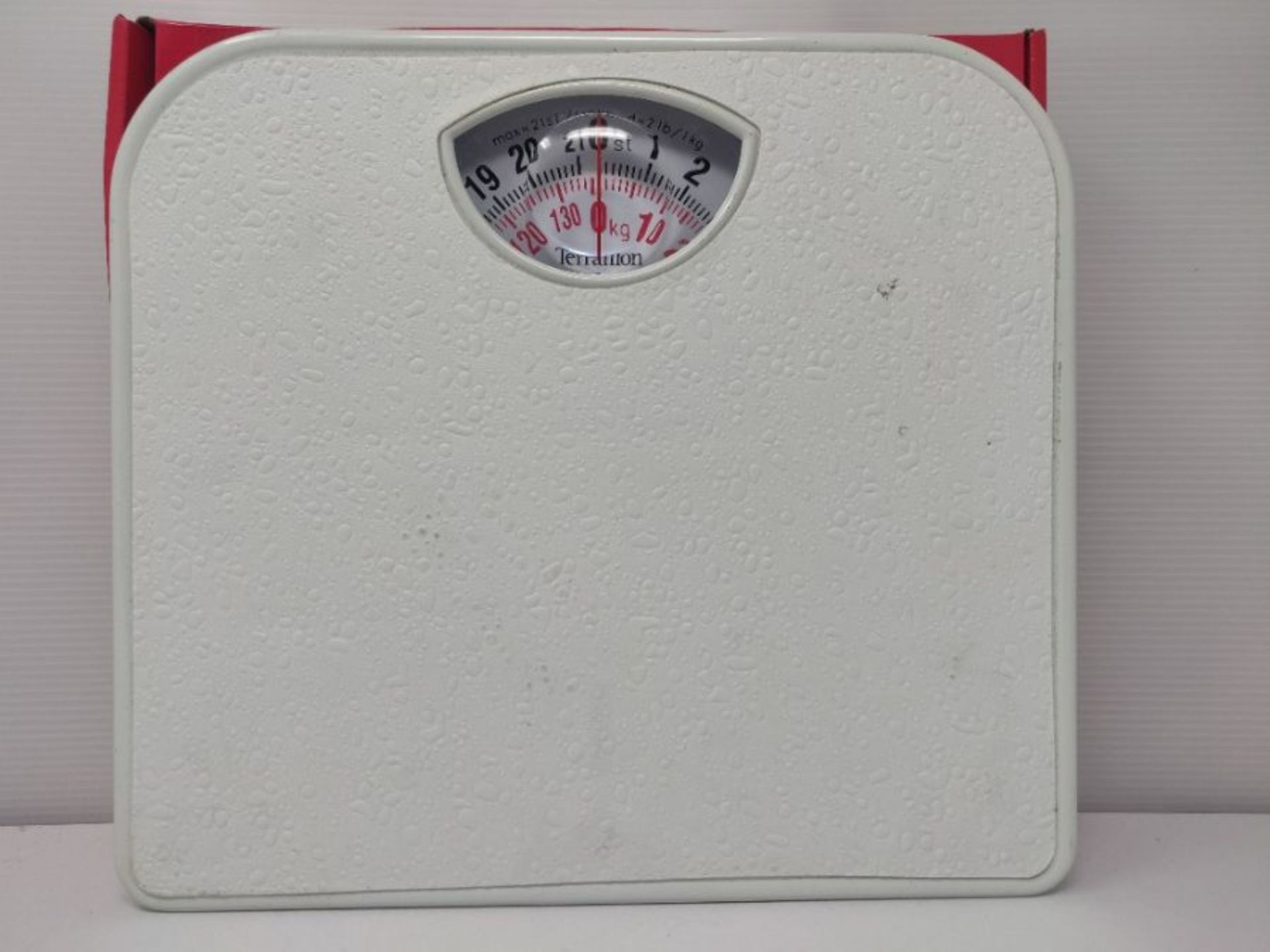 Terraillon Mechanical Bathroom Scale, Large Rotating dial, Compact, 120 kg/19 st, T101 - Image 2 of 2