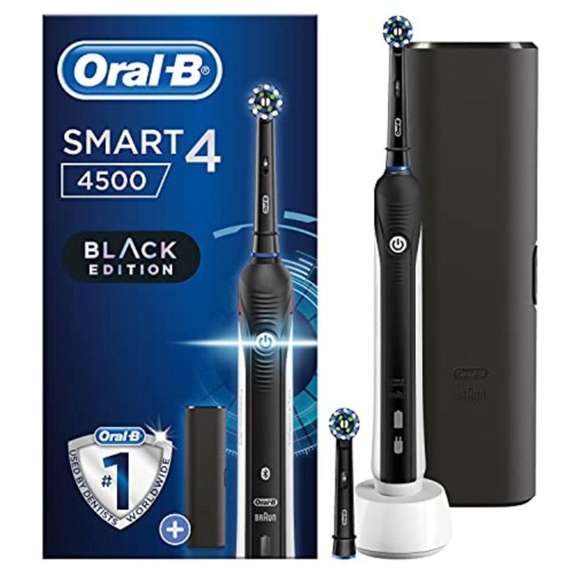 [INCOMPLETE] Oral-B Smart 4 4500 CrossAction Electric Toothbrush Rechargeable, 1 App C