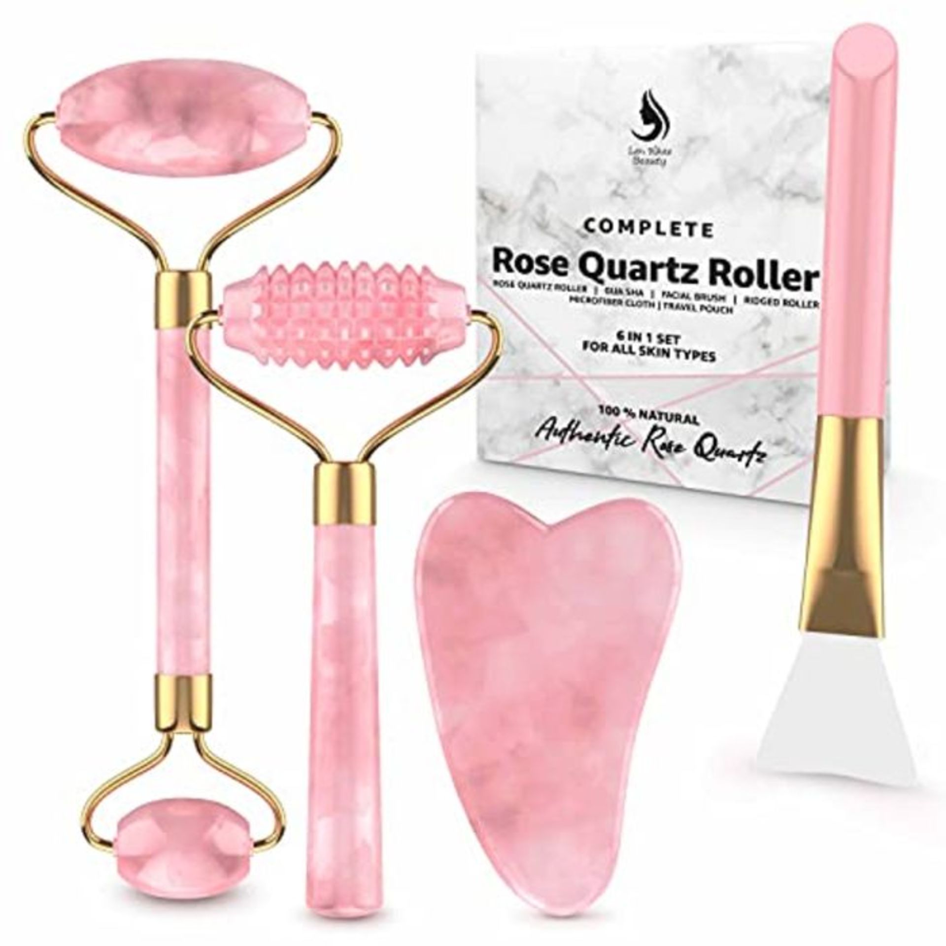 Jade Roller With Gua Sha Scraper For Face | Beauty Roller to Improve the Appearance of