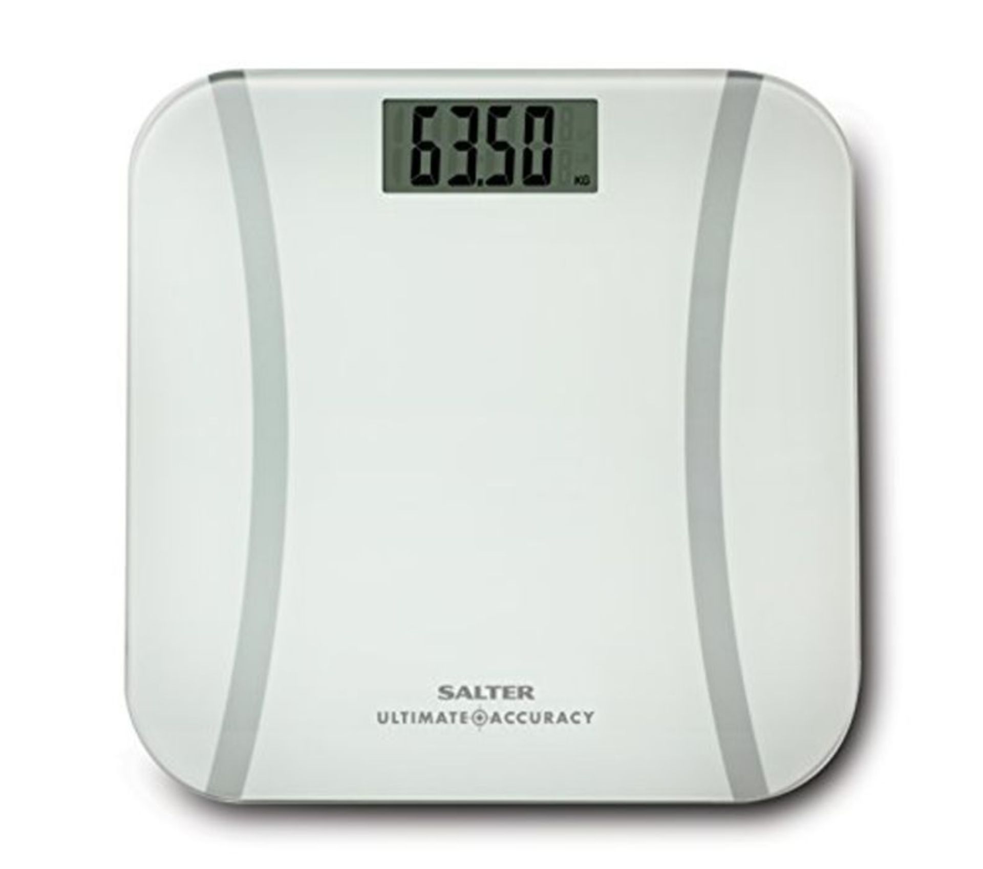 Salter Digital Bathroom Scales with Ultimate Accuracy Technology and Toughened Glass (