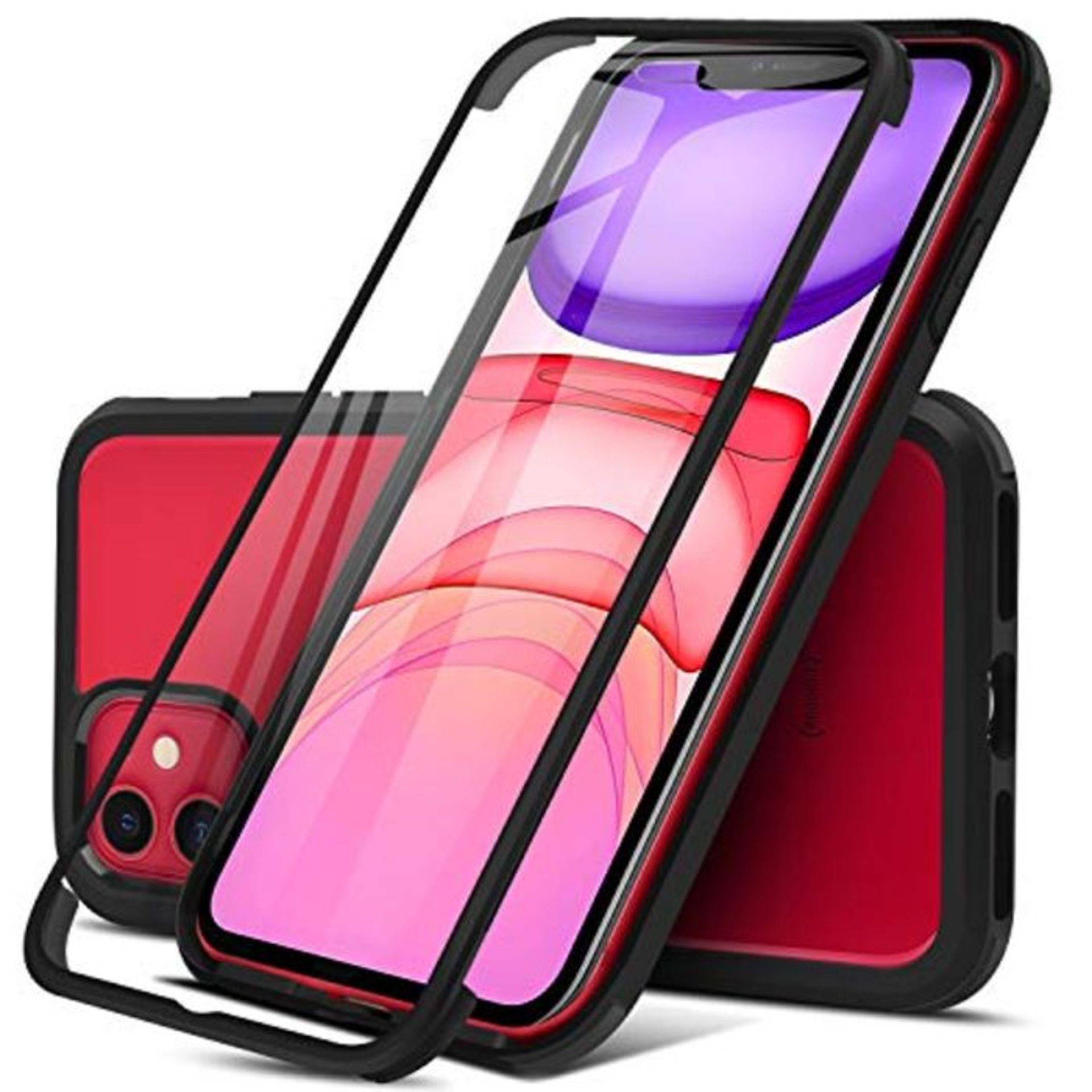DOSNTO Designed for iPhone 11 Case Full Body Heavy Duty [Military Grade] Shockproof Dr