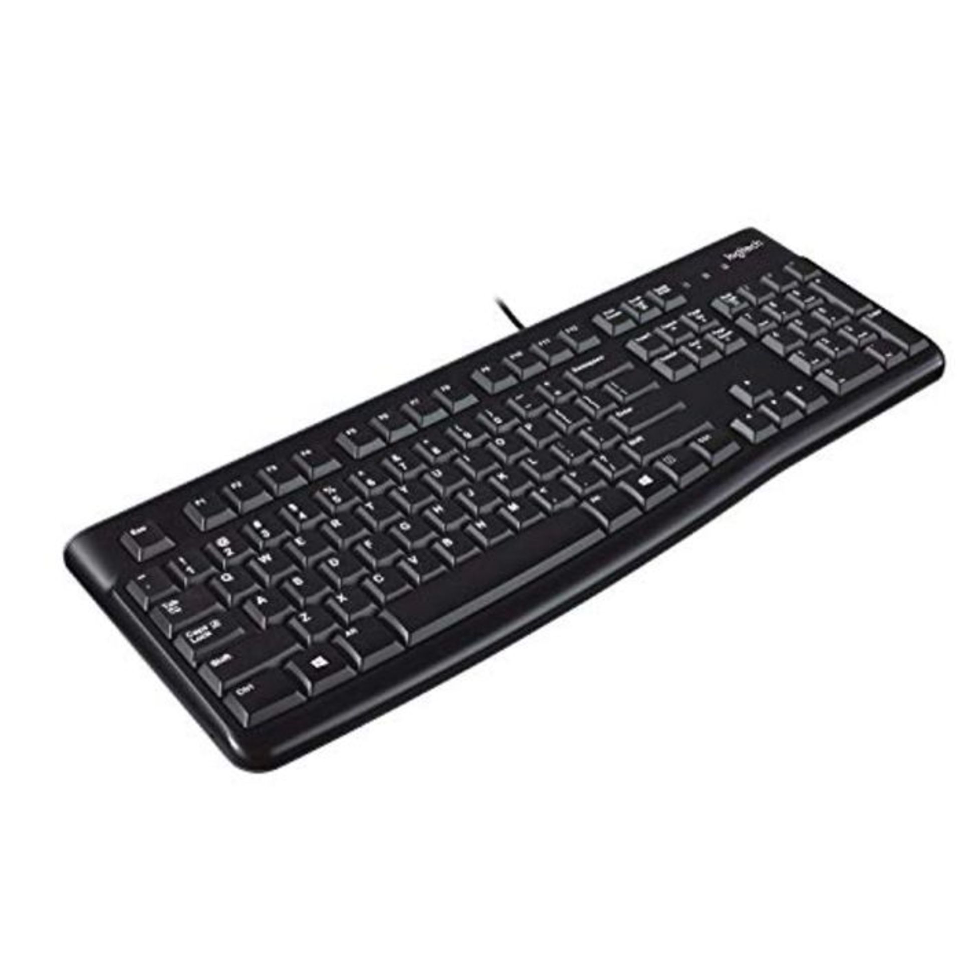 Logitech K120 Wired Business Keyboard for Windows or Linux, USB Plug-and-Play, Full-Si