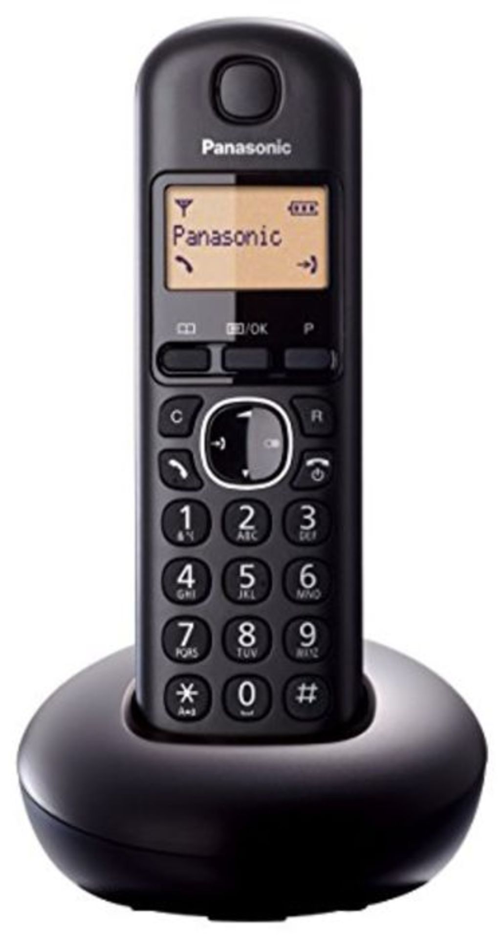 Panasonic KX-TGB 210 Single Digital Cordless Phone - Black
