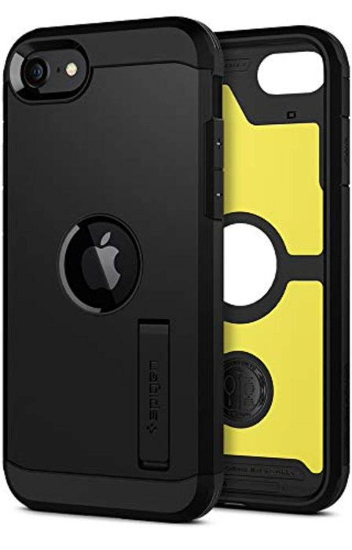 Spigen Tough Armor Case compatible with iPhone SE 2020 - Black