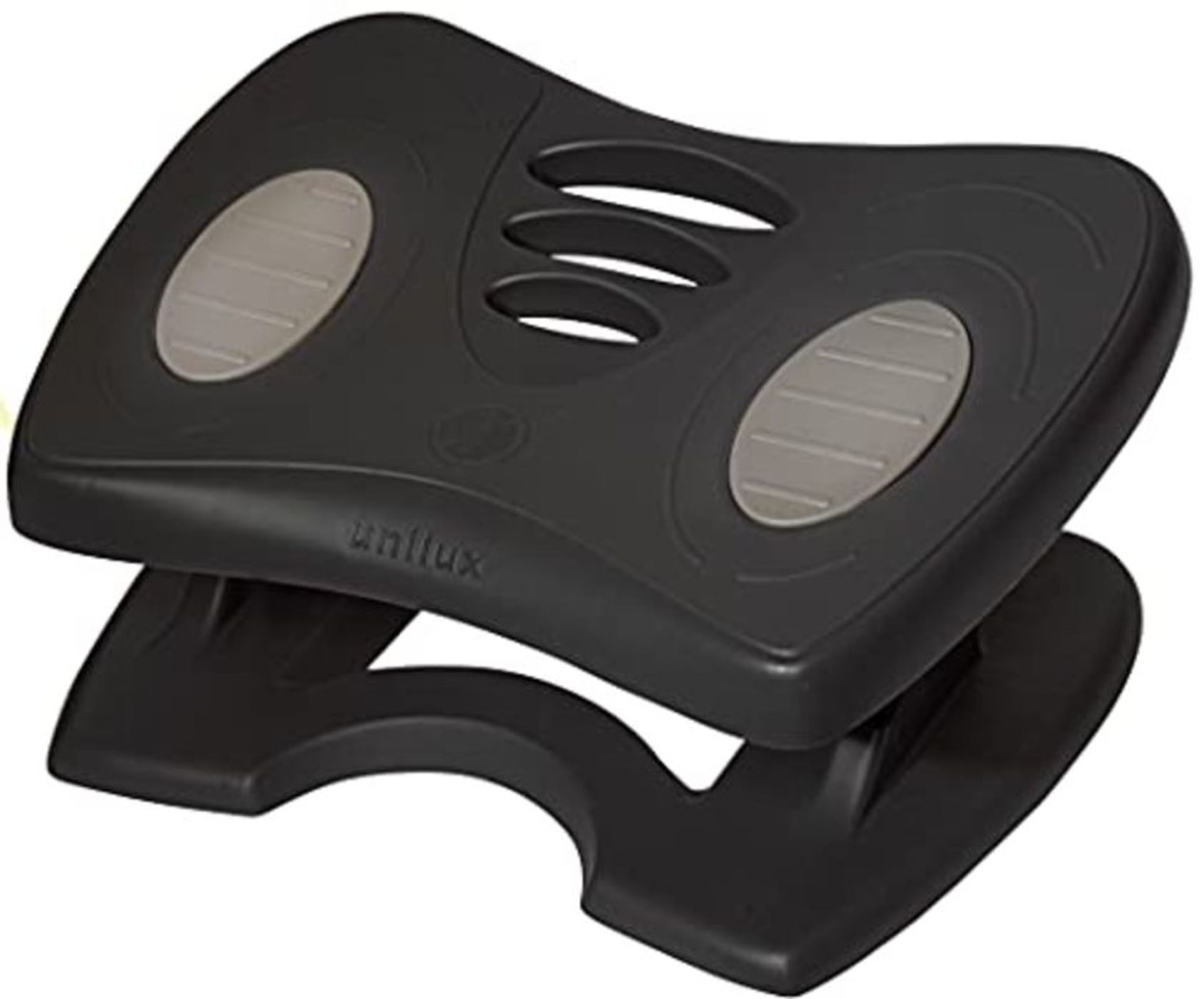 [CRACKED] Unilux Nymphea Ergonomic Footrest, Adjustable Height and Adjustable Tilt, Bl