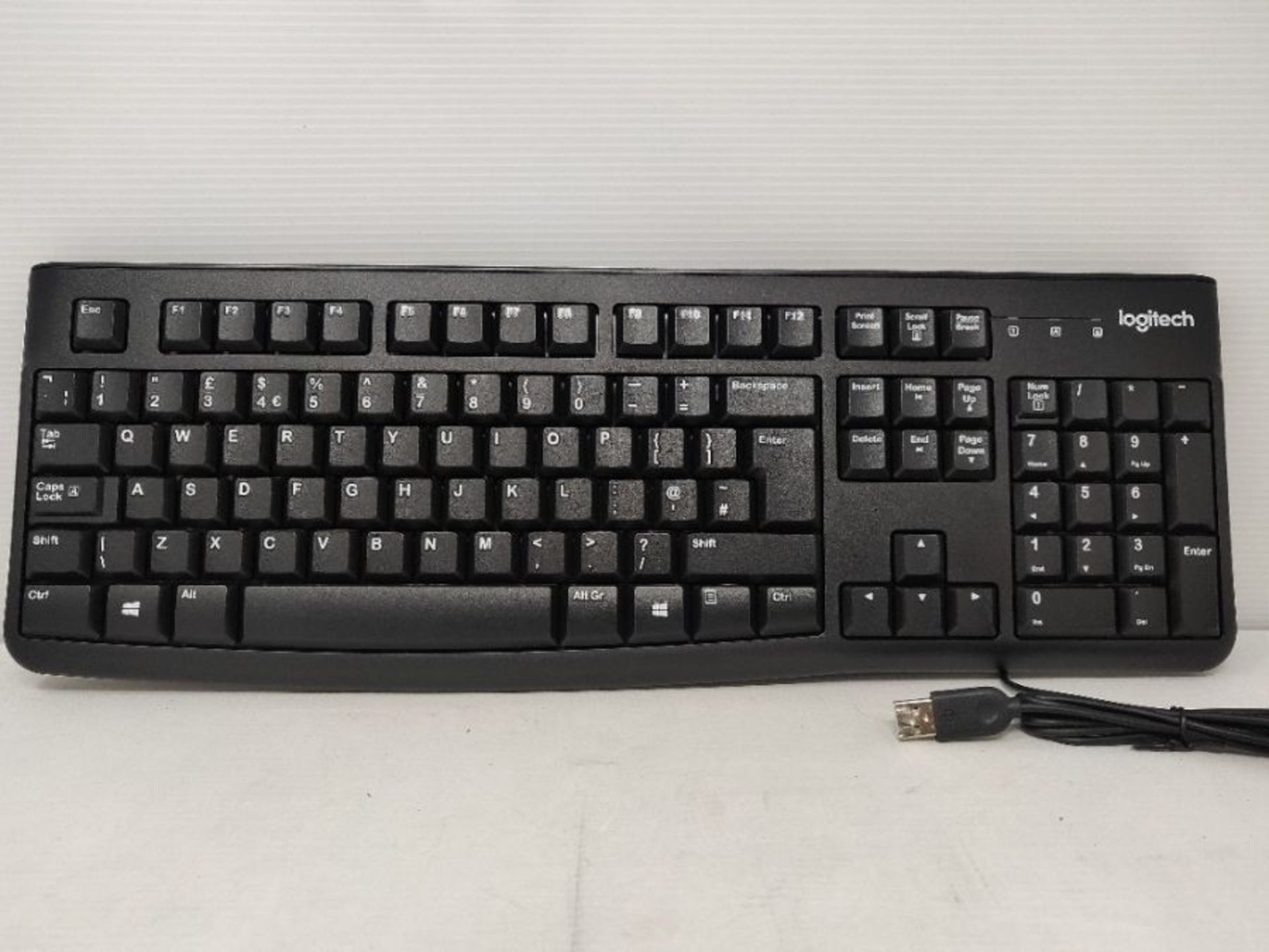 Logitech K120 Wired Business Keyboard for Windows or Linux, USB Plug-and-Play, Full-Si - Image 3 of 3
