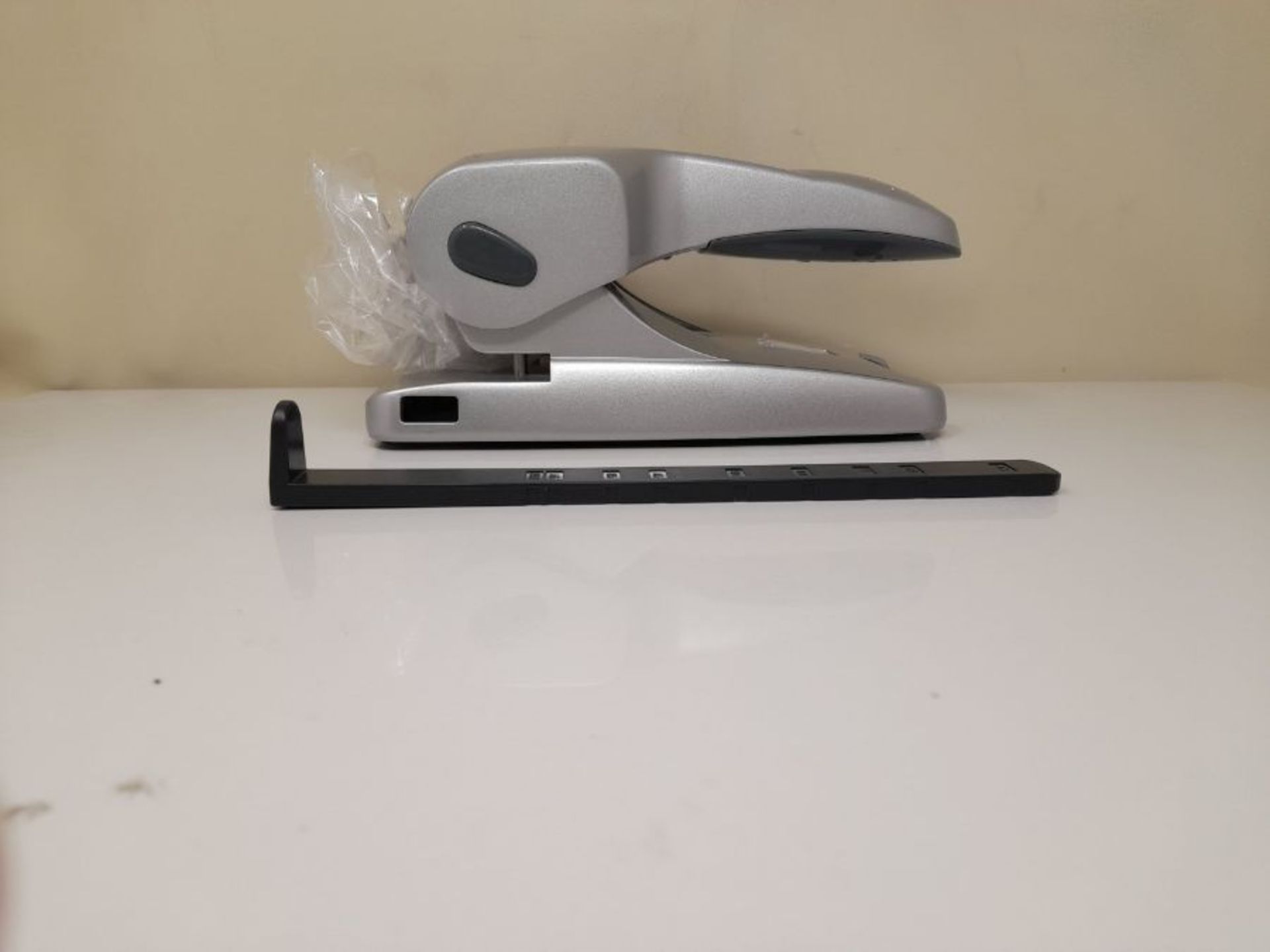 Rapesco 0732 Hole Punch Zero-65 Heavy Duty, 65 Sheet Capacity - Silver - Image 3 of 3