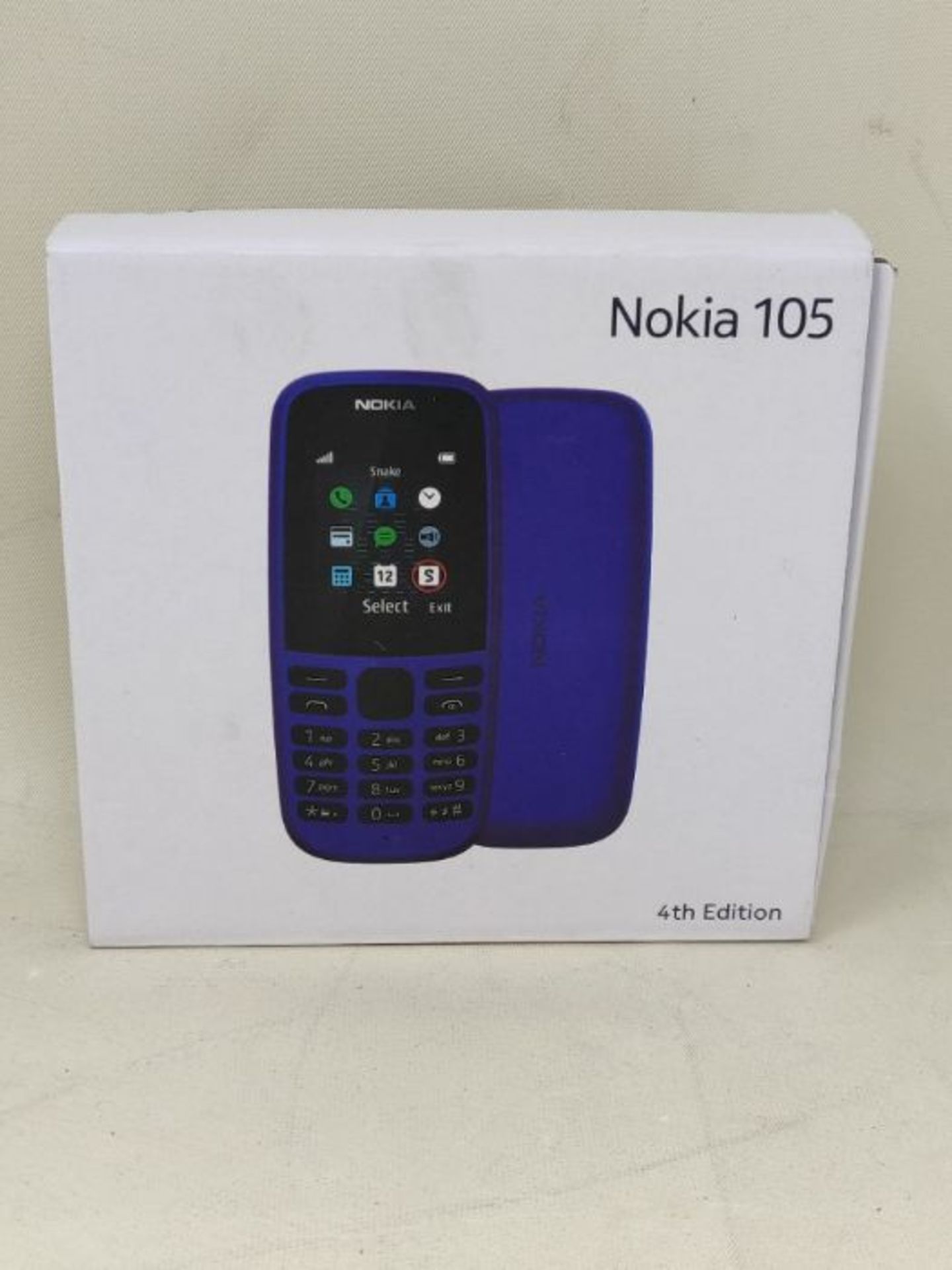 Nokia 105 (2019 edition) 1.77 Inch UK SIM Free Feature Phone (Single SIM)  Pink - Image 2 of 3