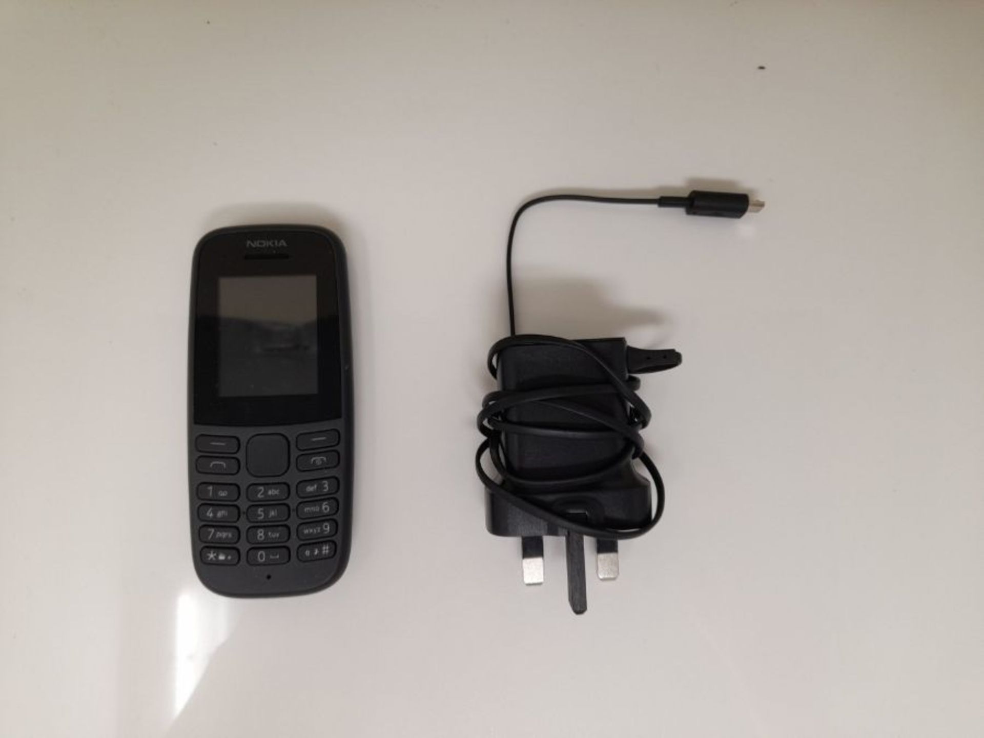 Nokia 105 (2019 edition) 1.77 Inch UK SIM Free Feature Phone (Single SIM)  Black - Image 3 of 3