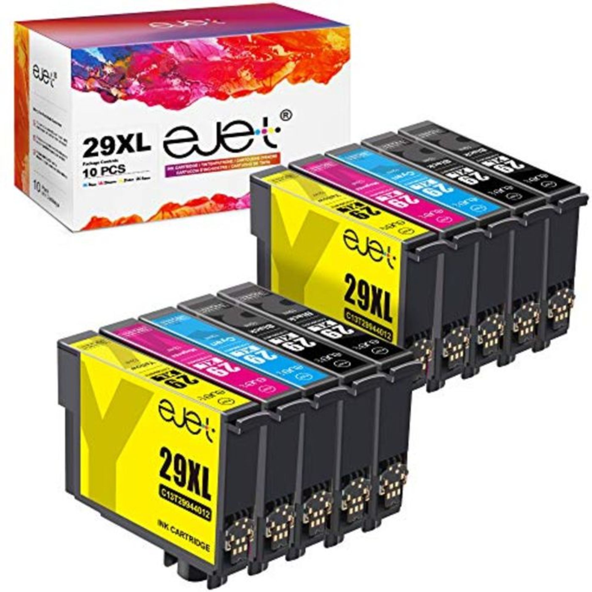 ejet Compatible Ink Cartridge Replacement for Epson 29XL for XP-342 XP-352 XP-235 XP-3