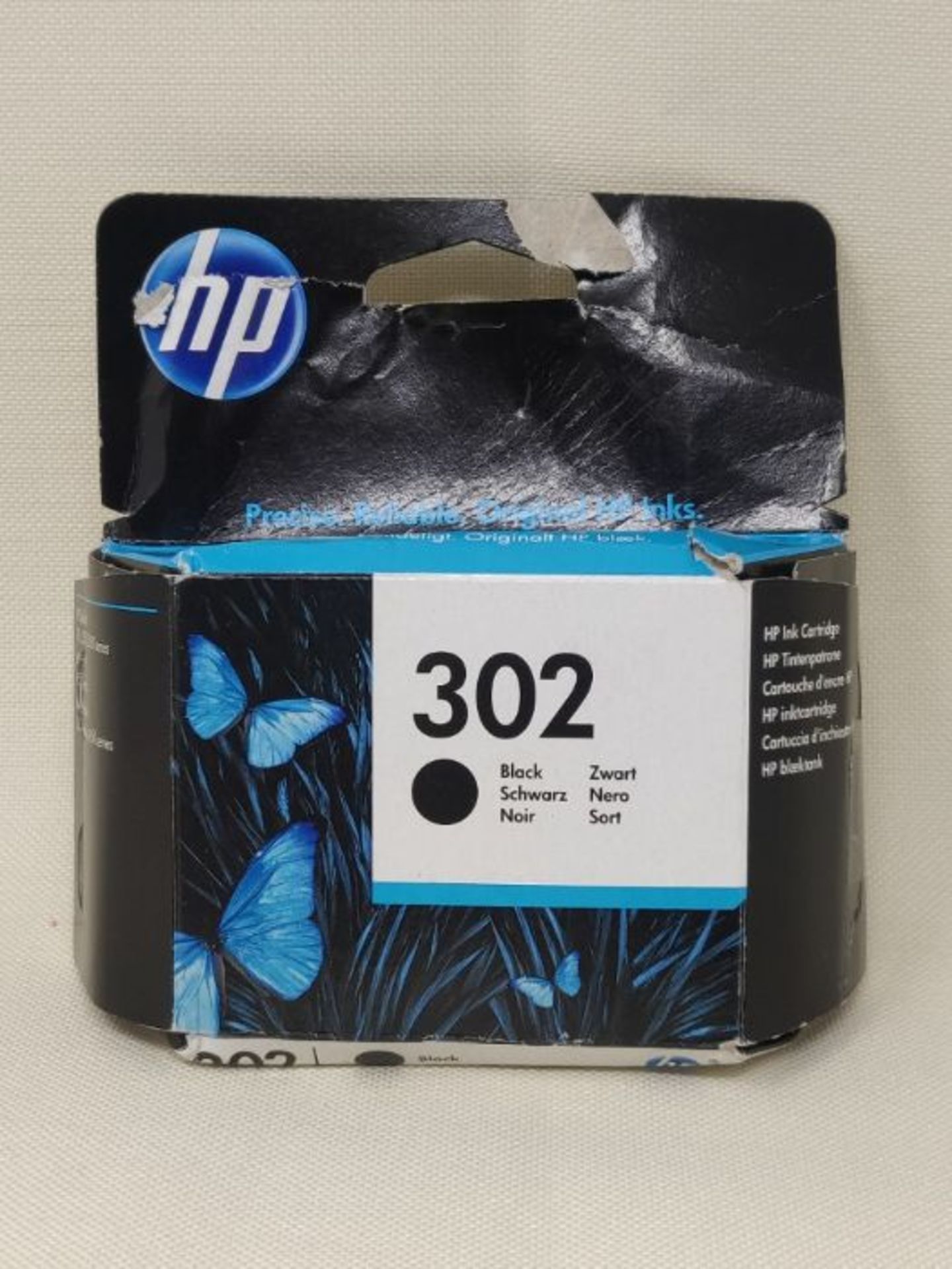 HP F6U66AE 302 Original Ink Cartridge, Black, Single Pack - Image 2 of 3