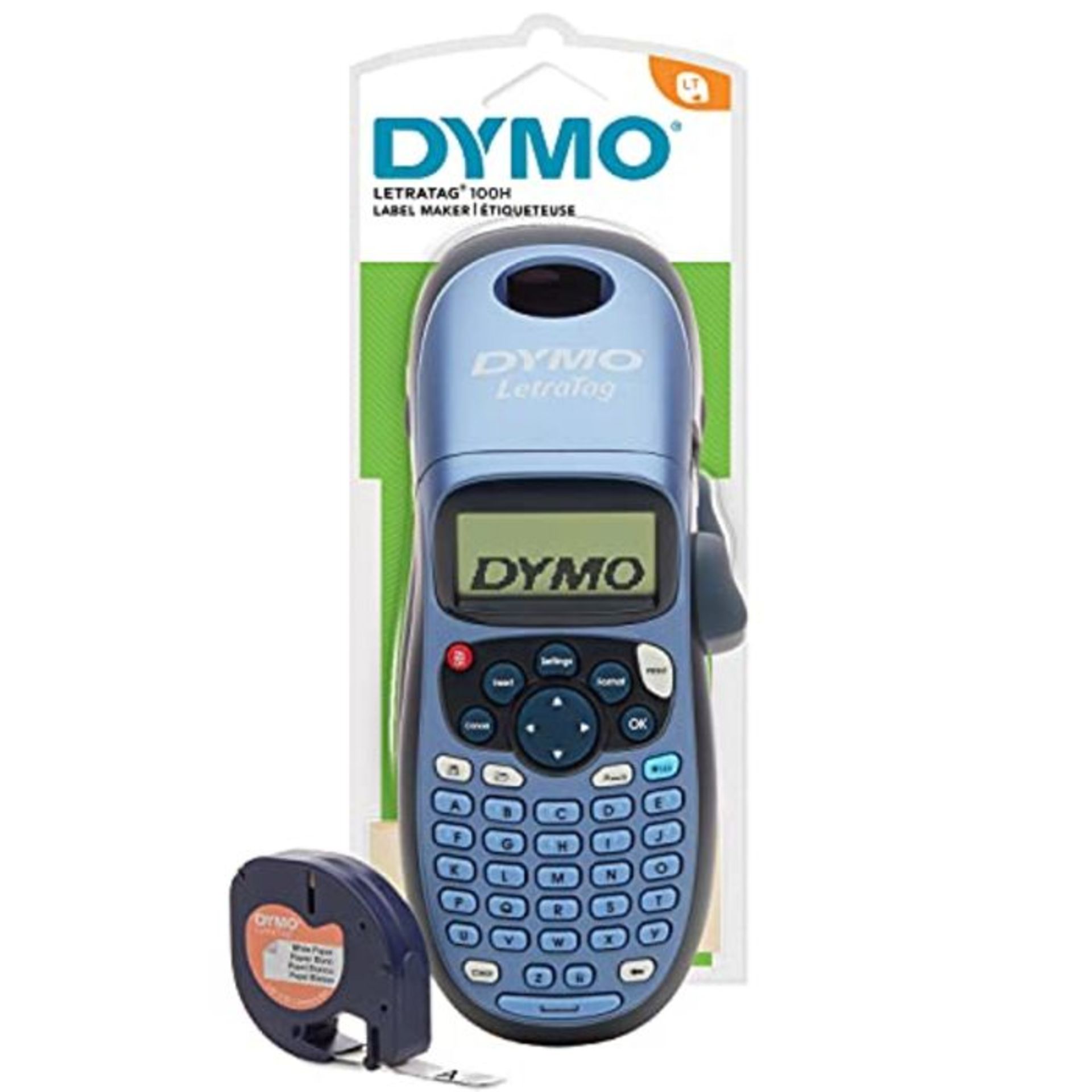 Dymo LetraTag LT-100H Label Maker | Handheld Label Maker Machine | Ideal for Office or