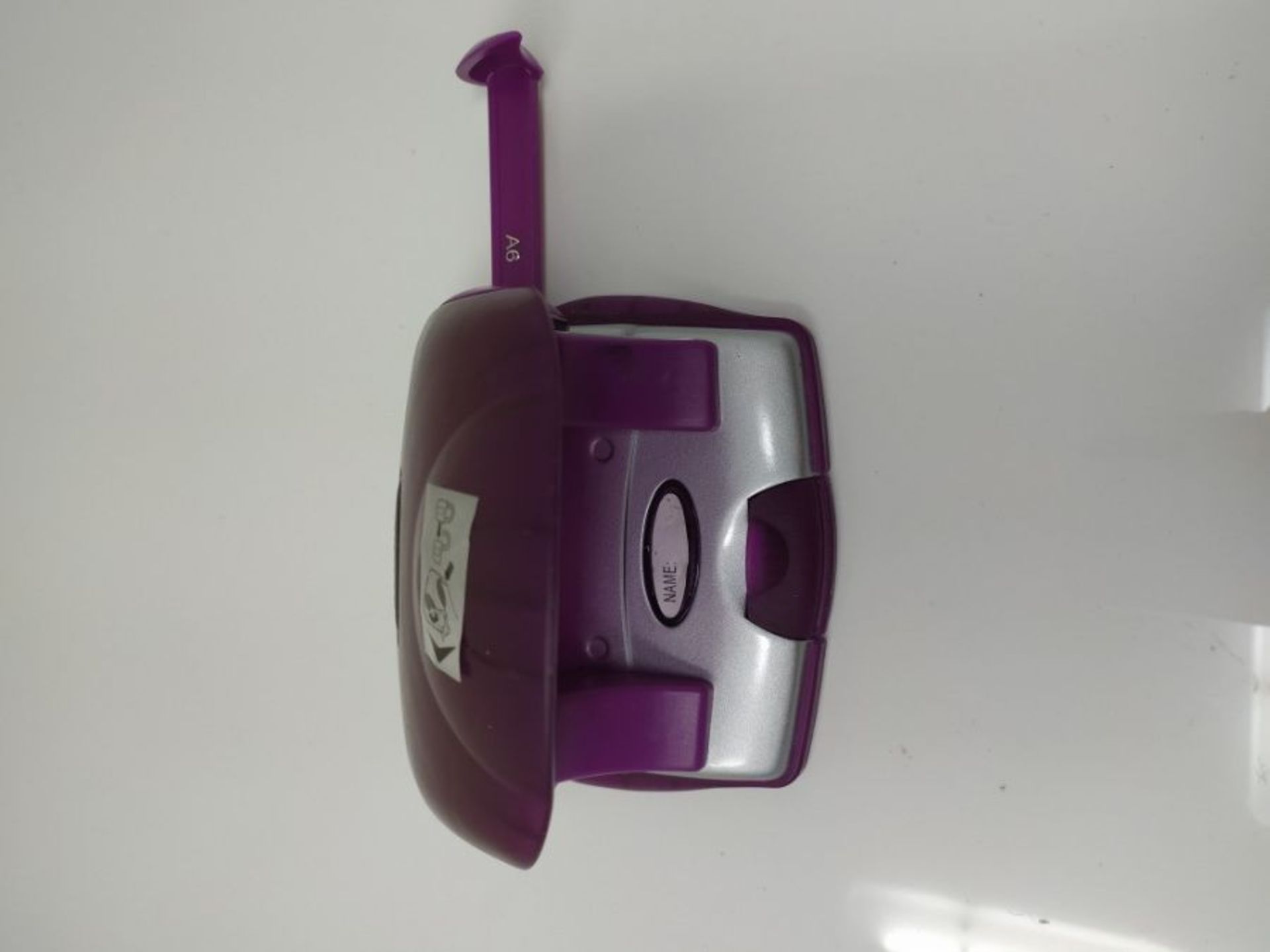 Rexel S215P 2 Hole Punch, 15 Sheet Capacity, Paper Size Guide Bar, Plastic, Purple, 21 - Image 2 of 2