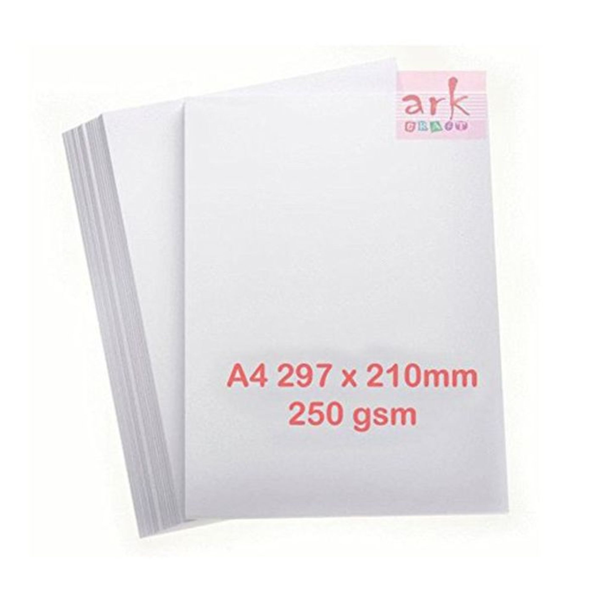 A4 250gsm Smooth White Printer Card 100 Sheets