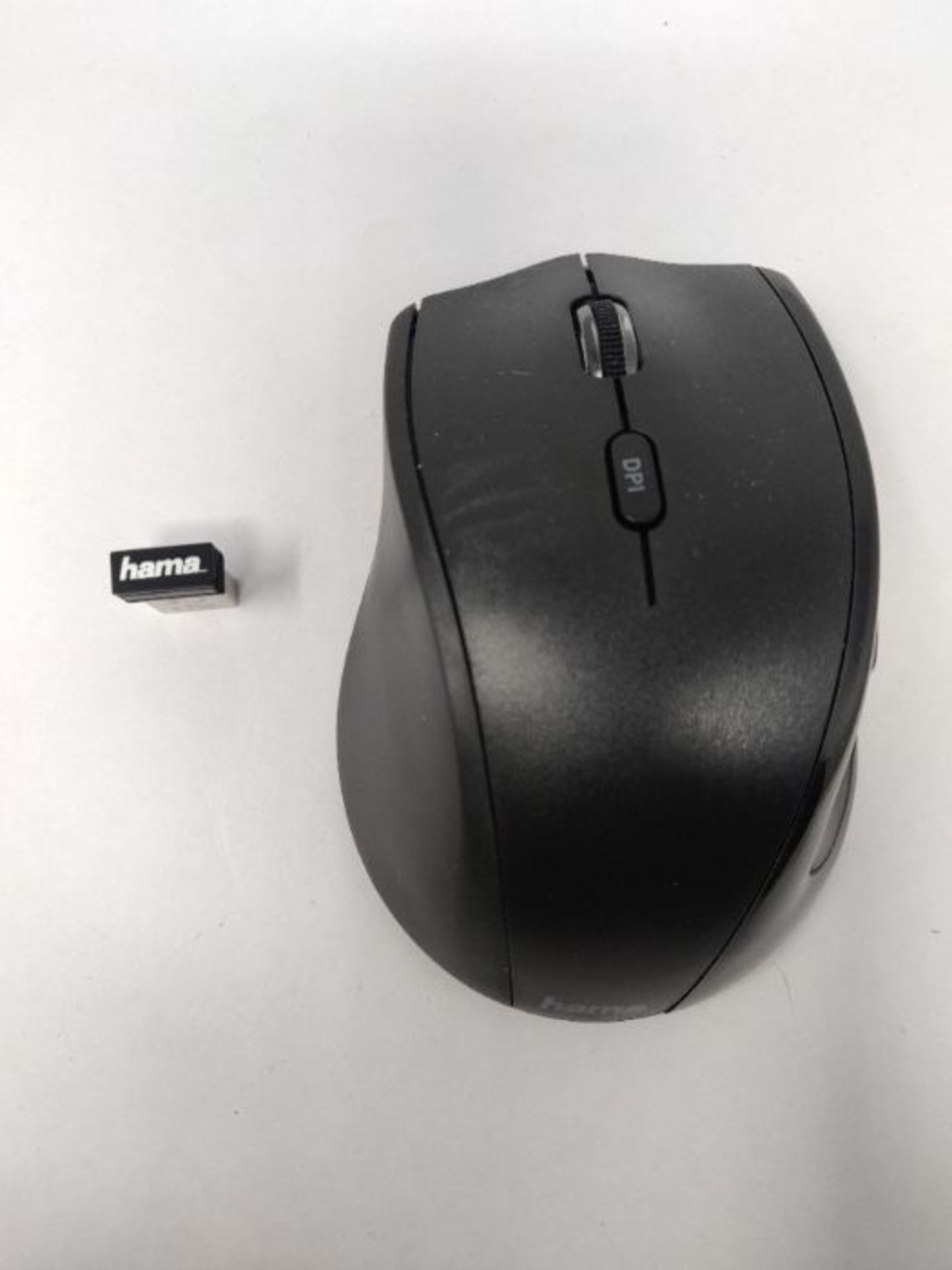 Hama 182645 | Riano Wireless Ergonomic Left Handed Mouse | Black - Image 2 of 2