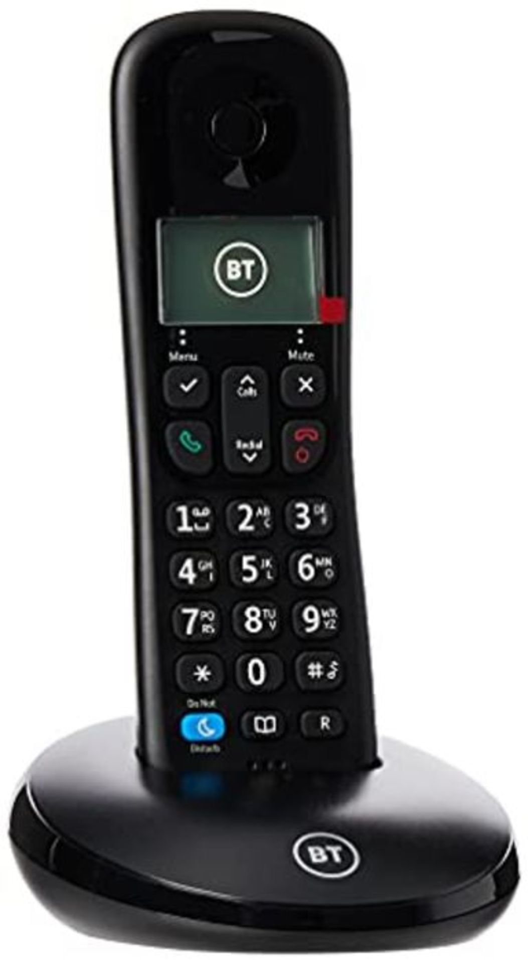 BT Everyday Cordless Home Phone with Basic Call Blocking, Single Handset Pack, Black