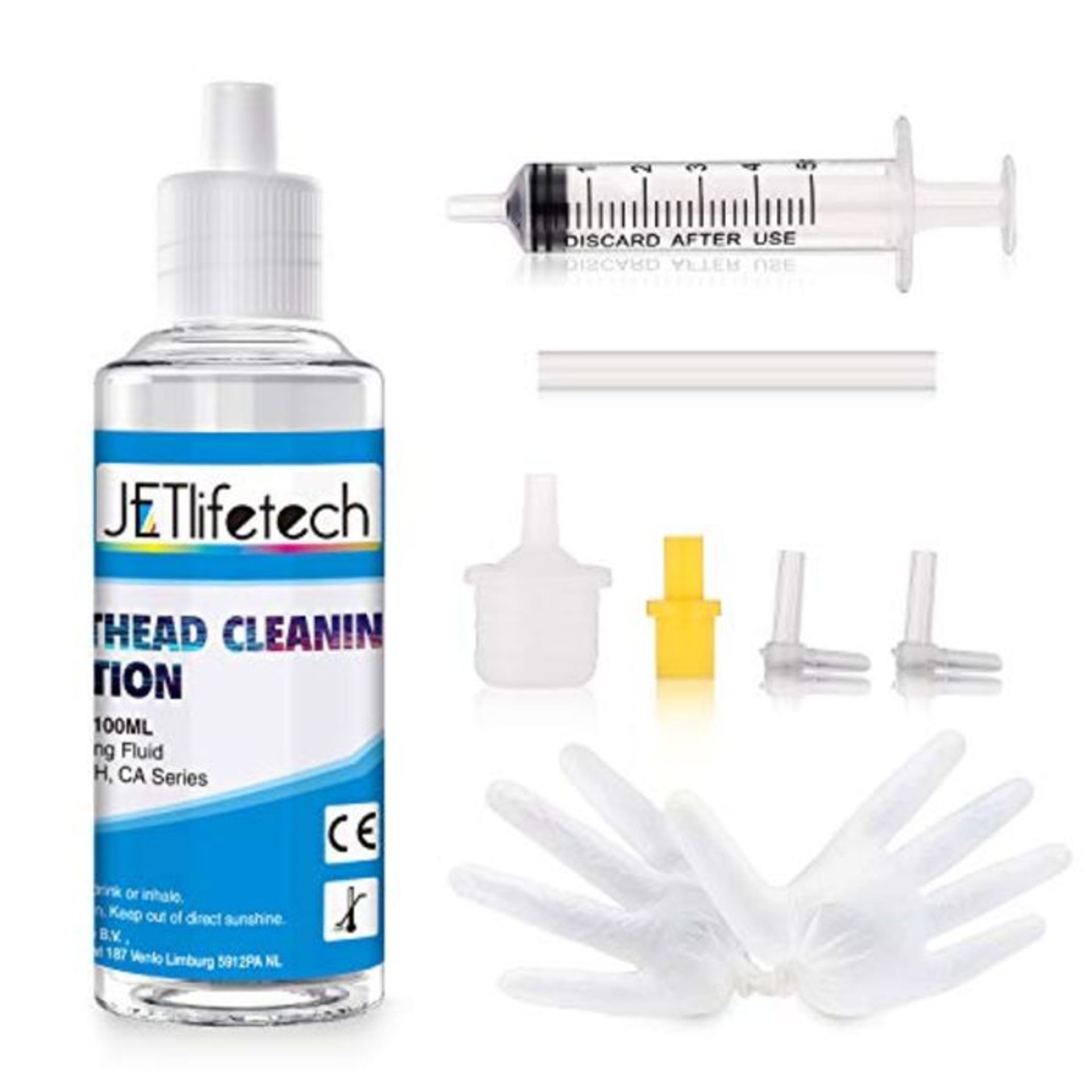 JETlifetech Printhead Cleaner Kit for All Inkjet Printers, Printer Nozzle Cleaning Kit
