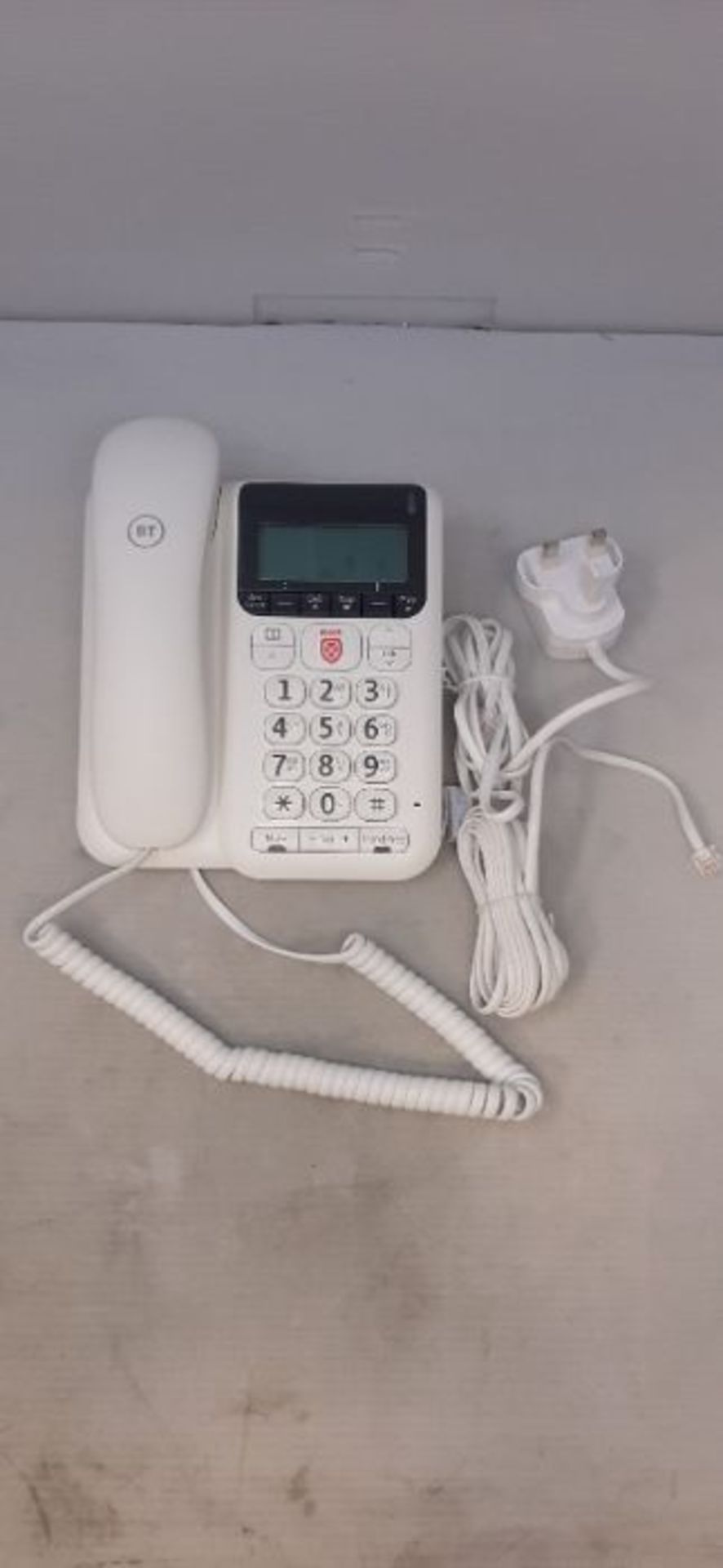 BT Decor Advanced Call Blocker Corded Telephone, White - Image 3 of 3