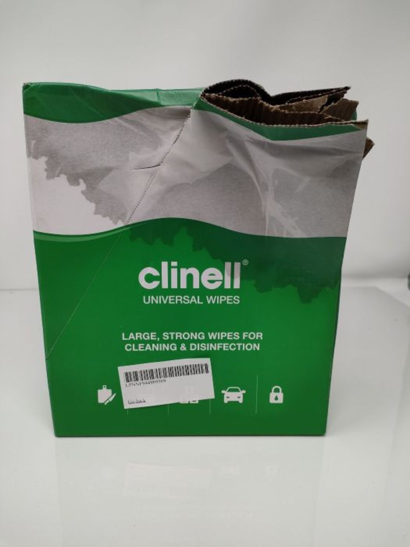 Clinell CW70R Universal Cleaning and Disinfecting Wipes for Home - Kills 99.99% of Ger - Image 2 of 3