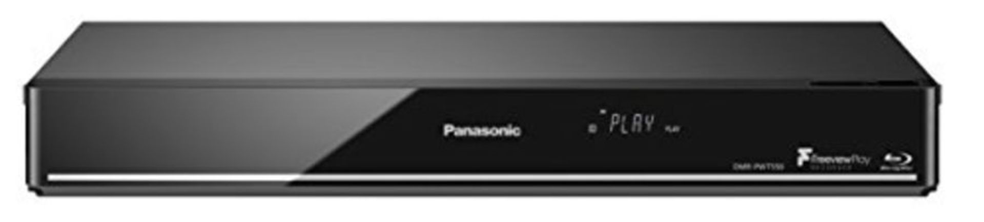 RRP £298.00 Panasonic DMR-PWT550EB Blu-Ray Player and HDD Recorder with Freeview Play, Black