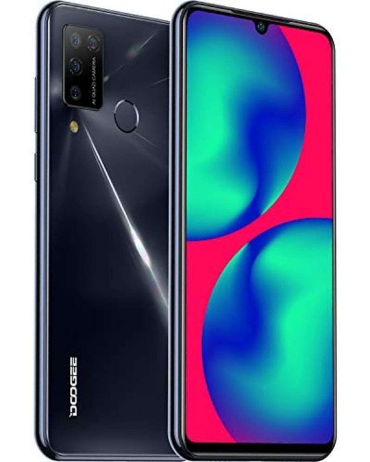 RRP £119.00 [CRACKED] DOOGEE N20 Pro (2020) Smartphone without Contract Laser Backboard 6.3 Inch F
