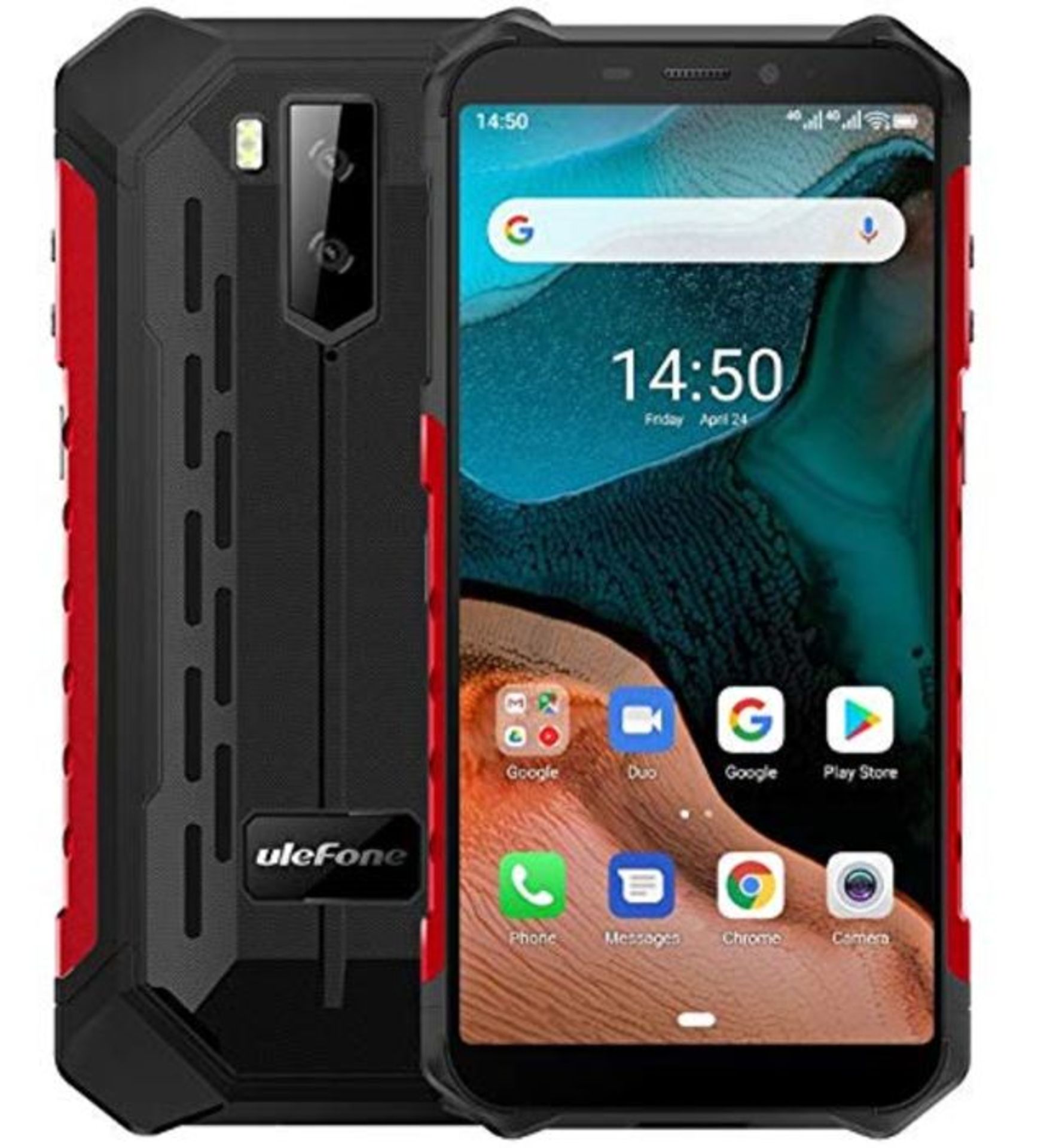 RRP £115.00 Ulefone ARMOR X5020200- Android 10 4G Rugged Smartphone, MT6762 Octa-core 3GB RAM